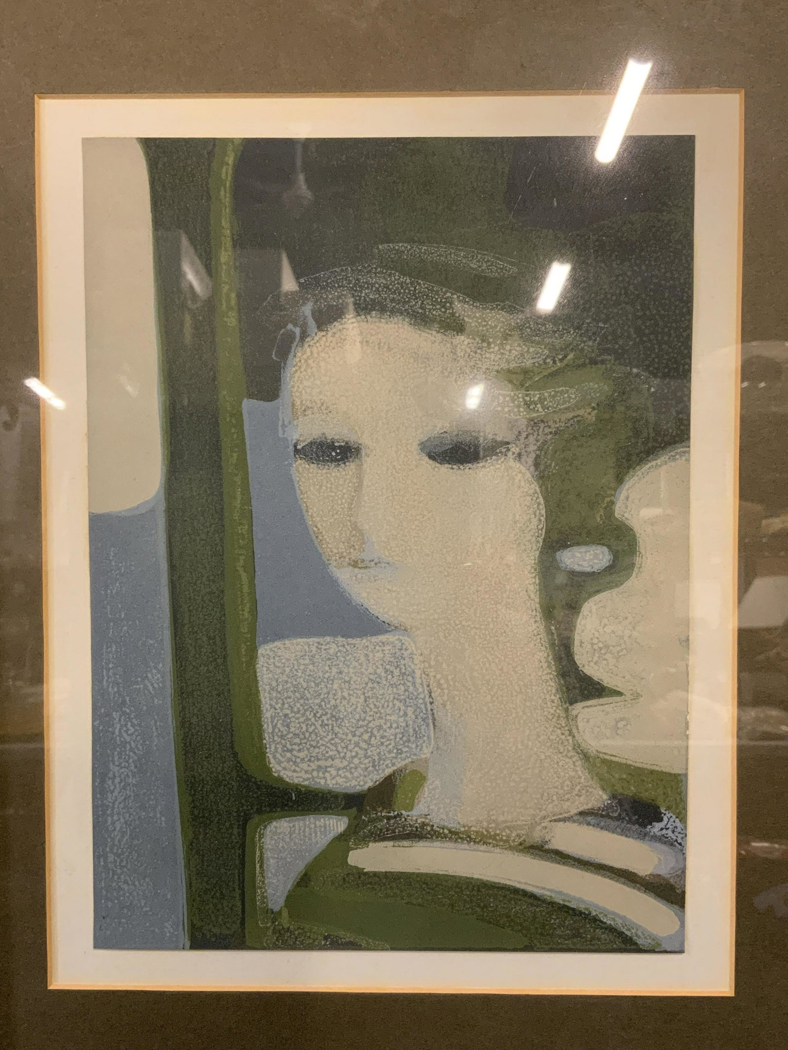 ANDRE MINAUX Abstract Color Lithograph on Paper (1 of 6)