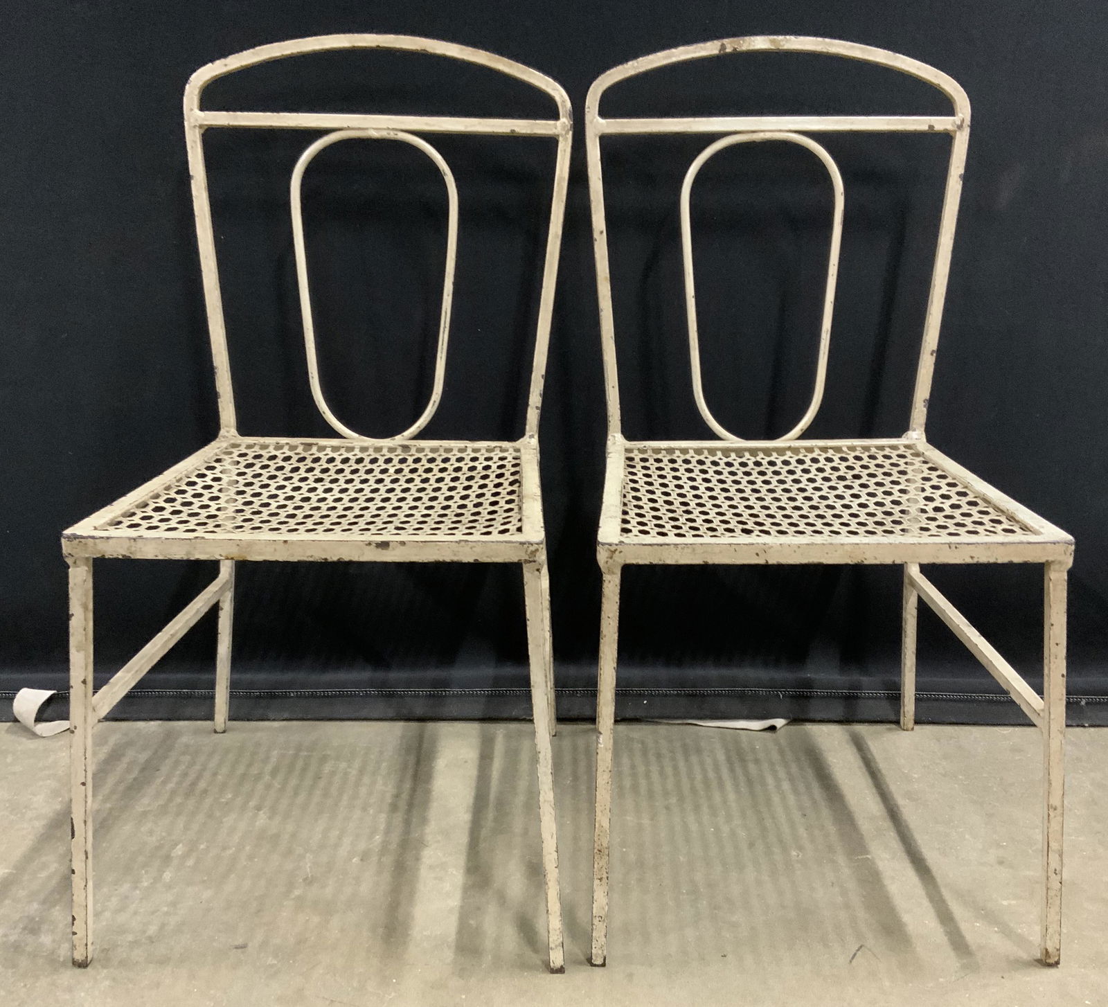 Pair Antique Iron Children’s Chairs (1 of 10)