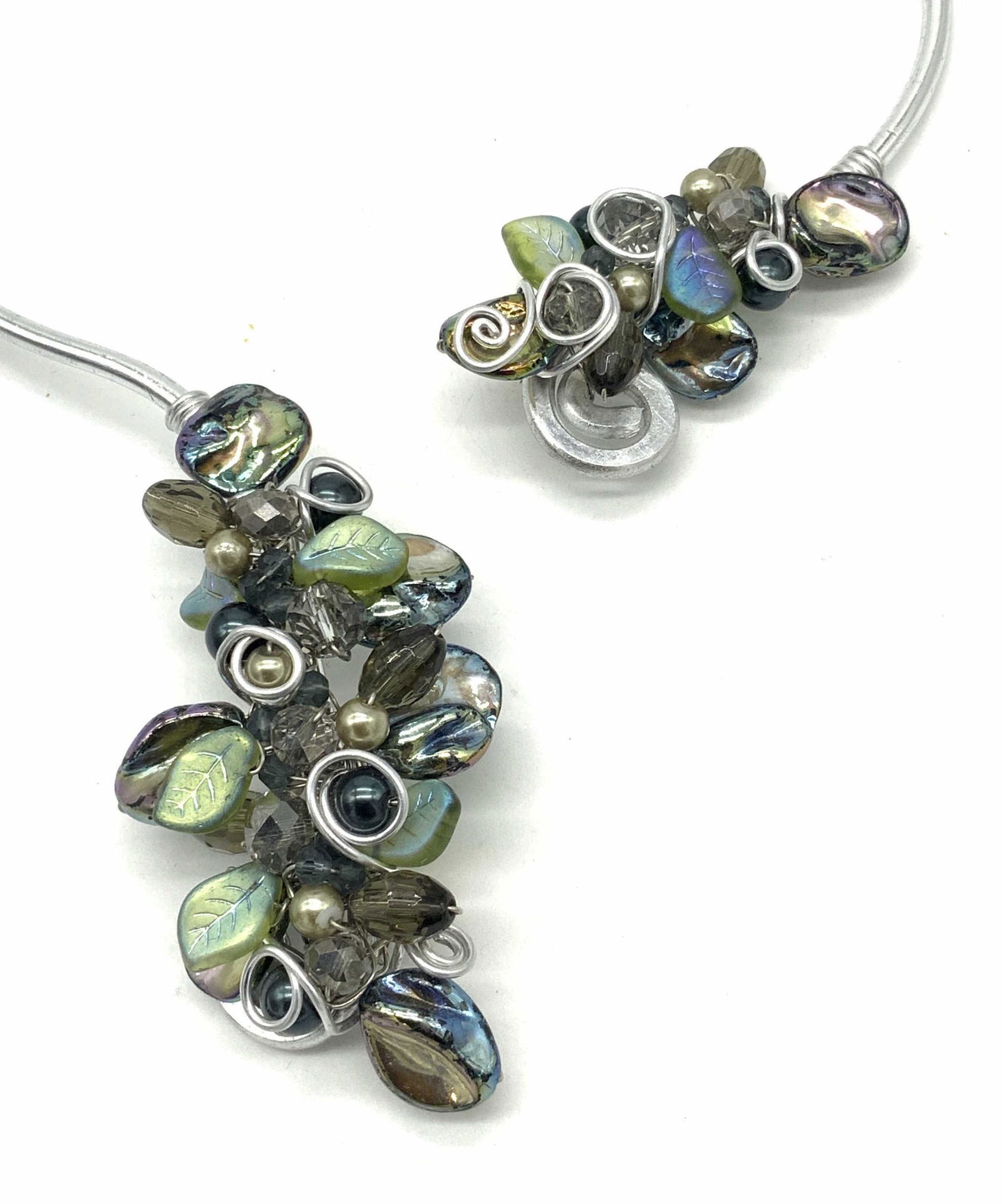 Handmade Artisan Statement Choker Necklace (1 of 15)