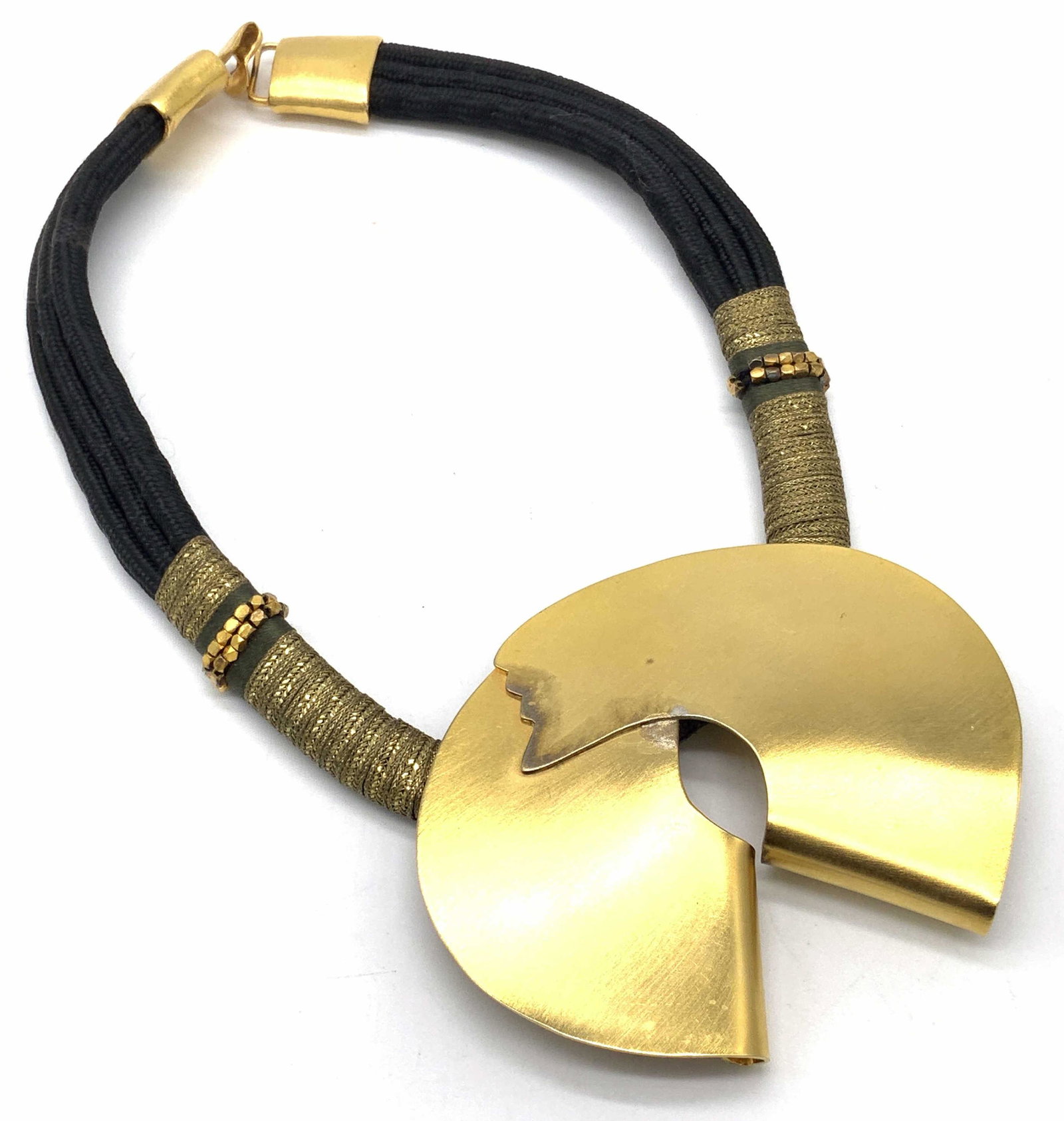 EVE FRANCE Pendant Statement Necklace, Jewelry (1 of 13)