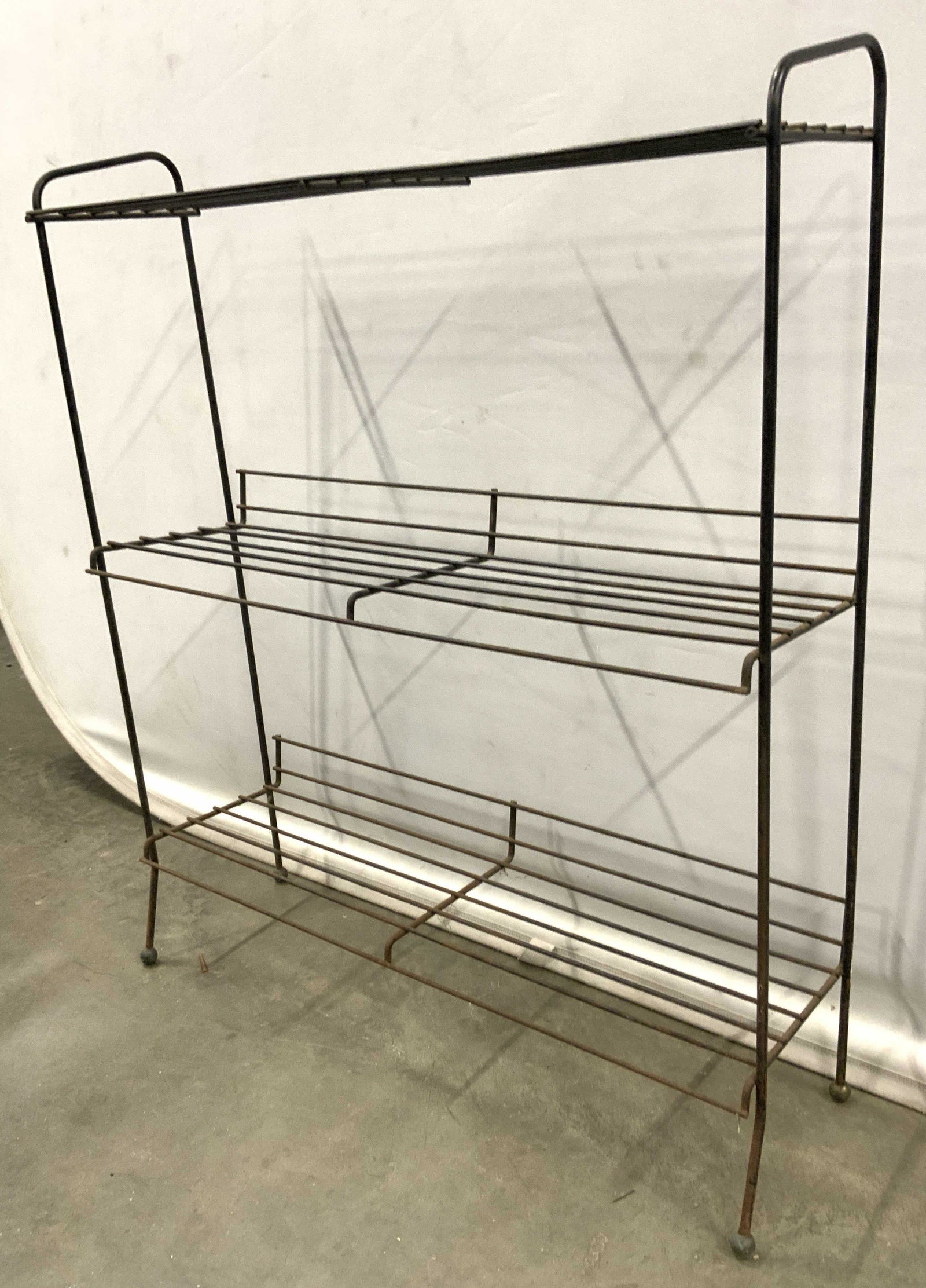 Black Toned 3 Tier Metal Planter Stand (1 of 10)