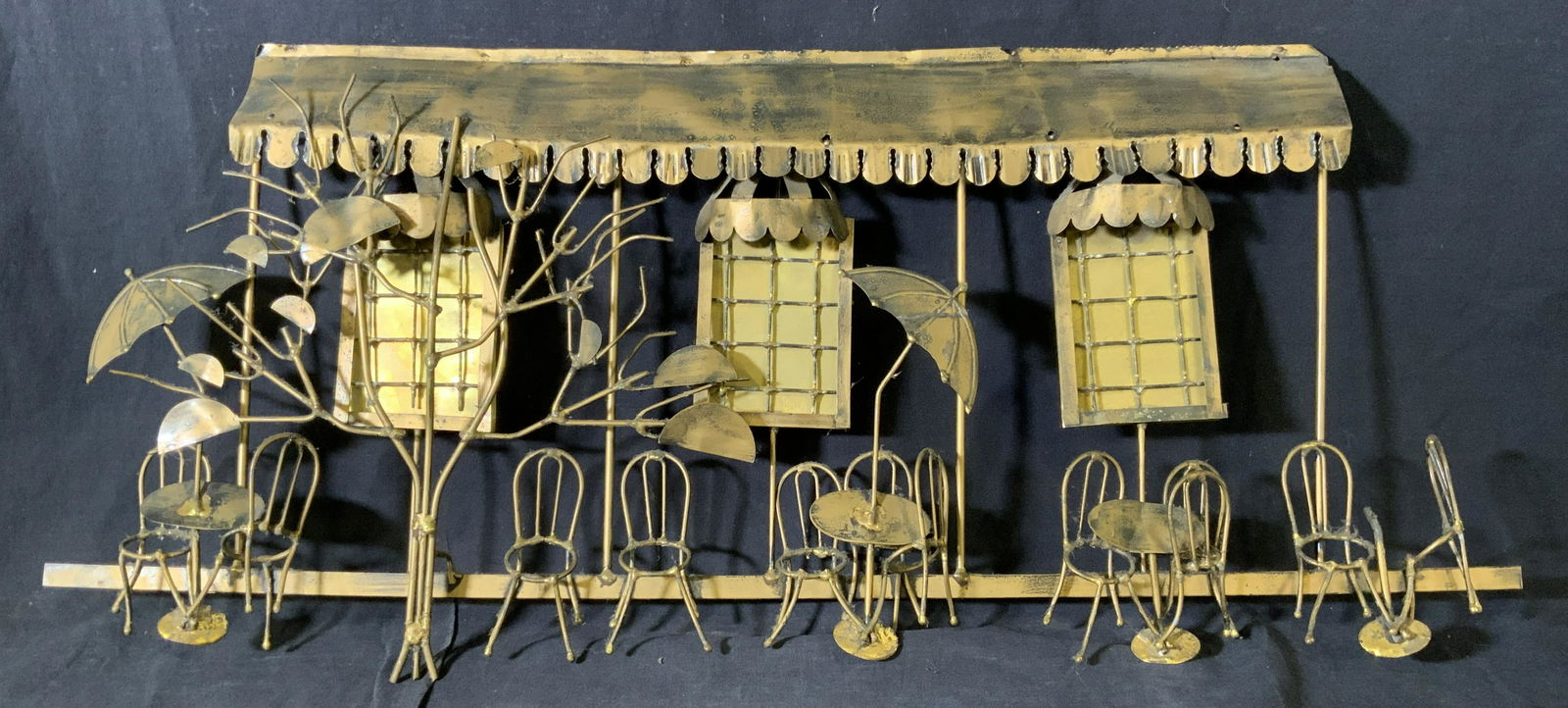 Sidewalk Cafe Metal Wall Sculpture (1 of 9)