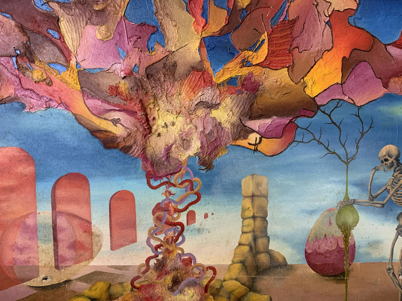 Attributed to VICTOR BRAUNER Oil Canvas (1 of 11)