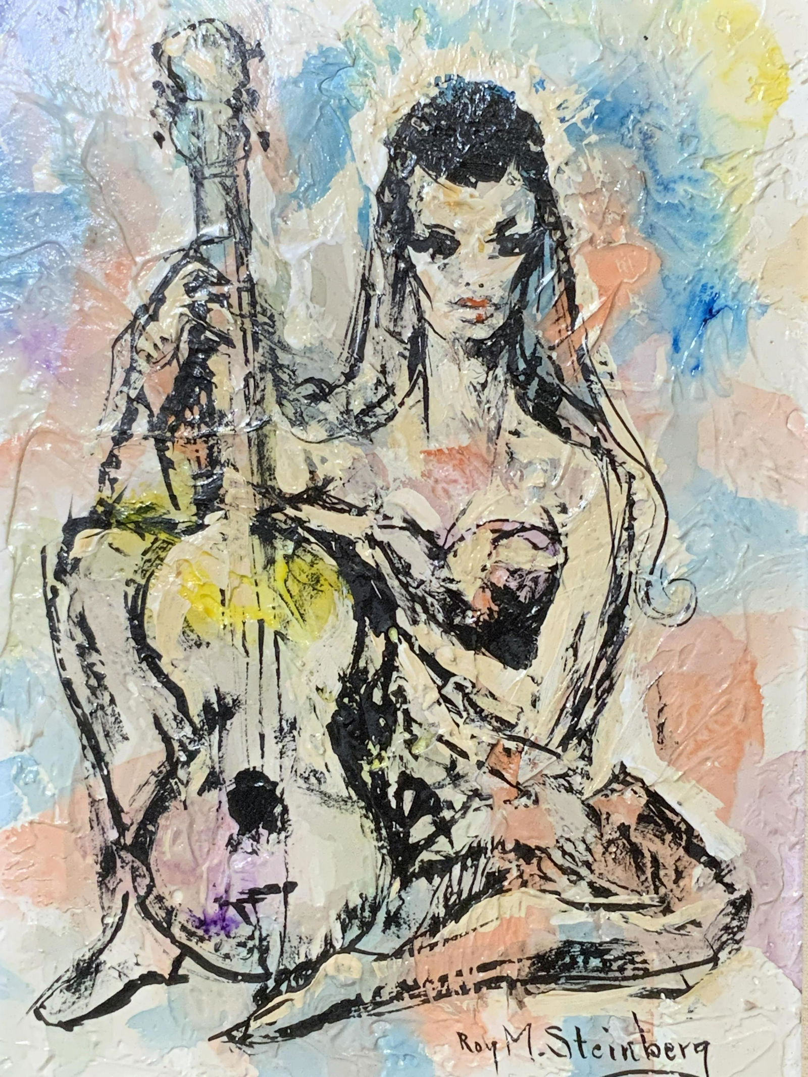 ROY M. STEINBERG Signed Oil on Canvas Board (1 of 10)