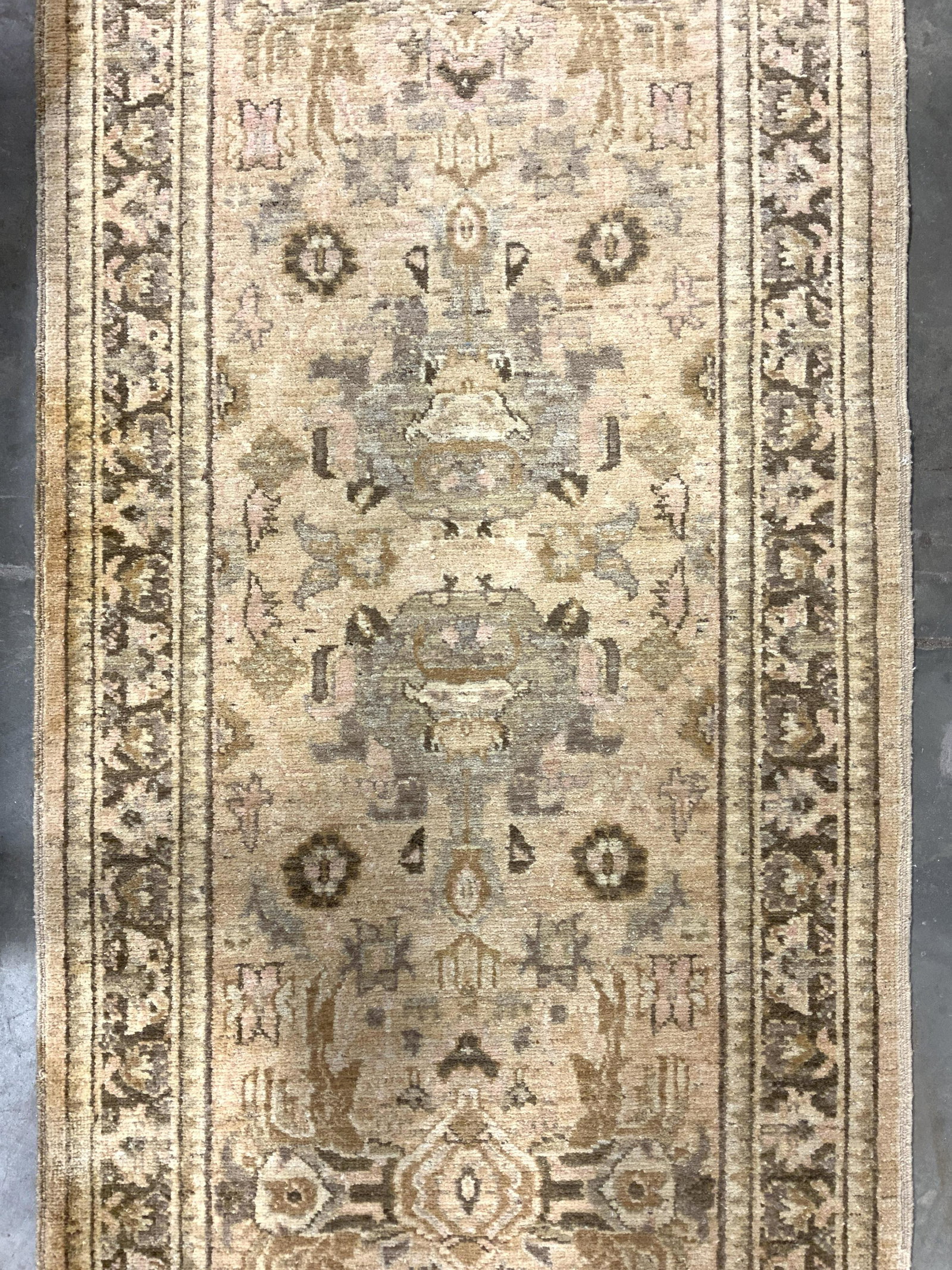 Vintage Handmade Oriental Style Fringed Runner (1 of 10)