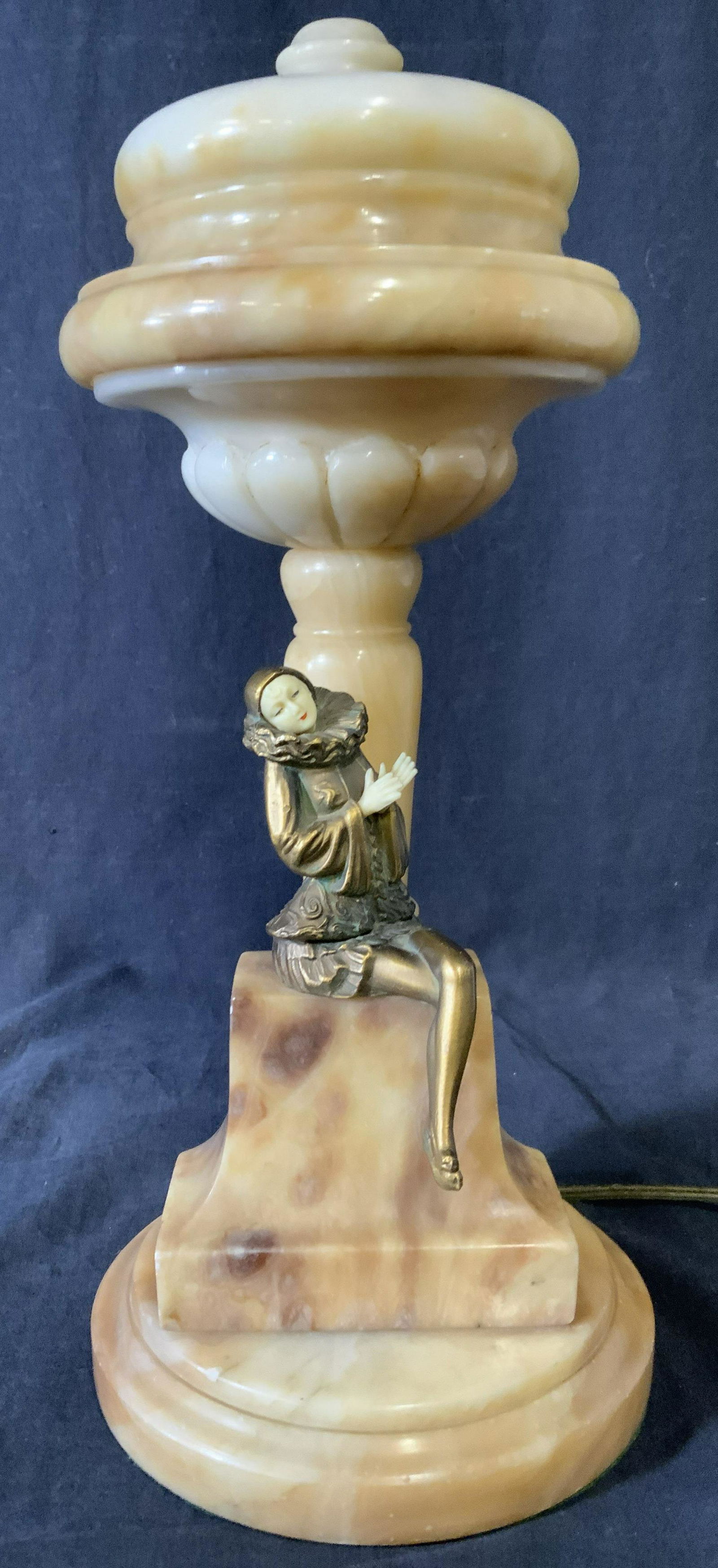Vintage Art Deco Marble Lamp (1 of 15)