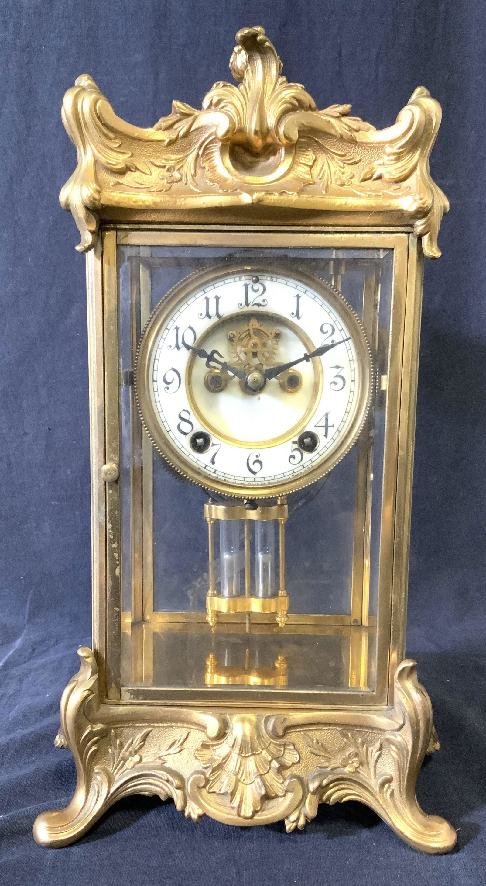 Vintage Gilt Metal Mantle Clock (1 of 12)