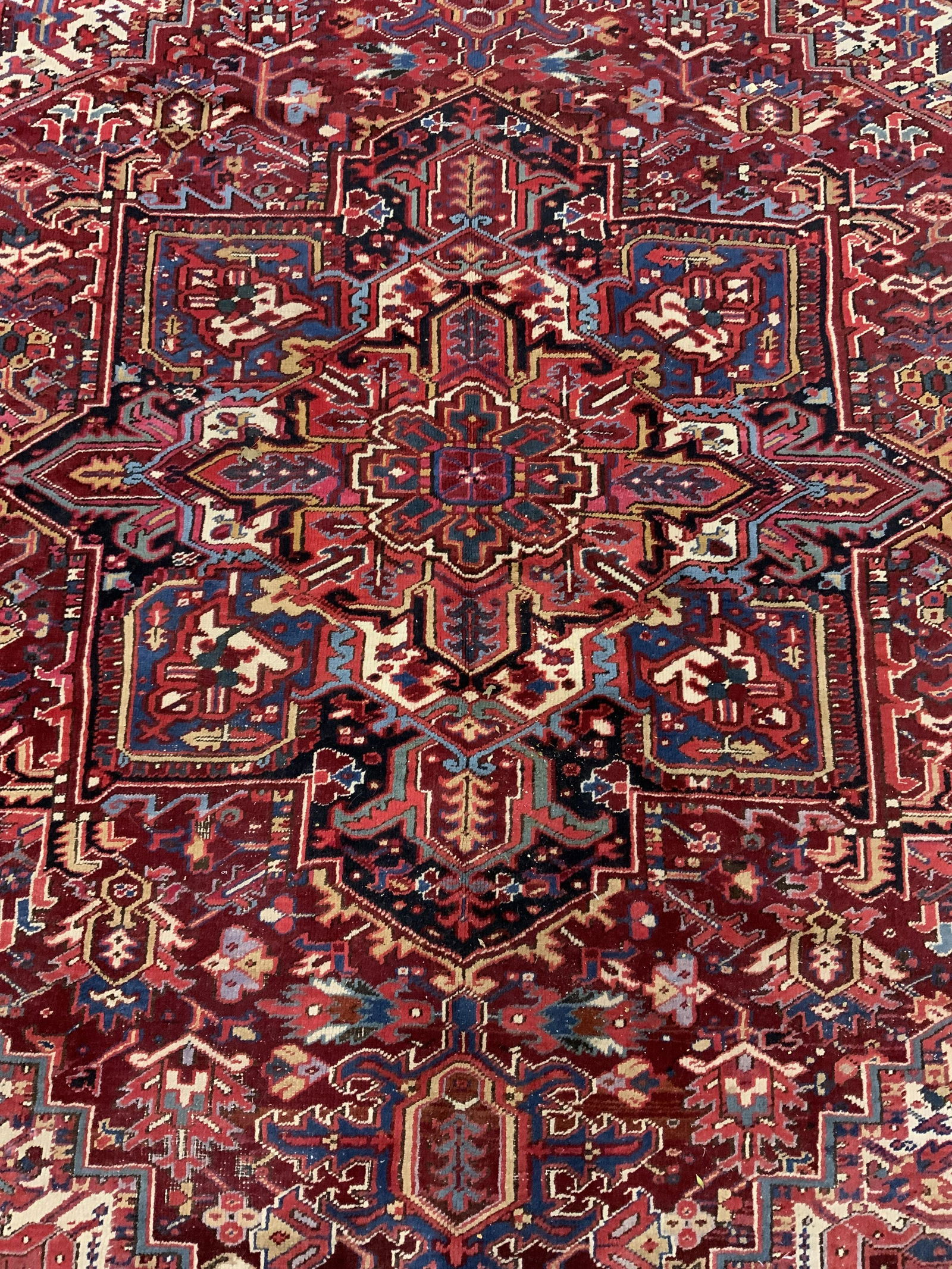 Oversized Handmade Vintage Persian Wool Rug (1 of 10)