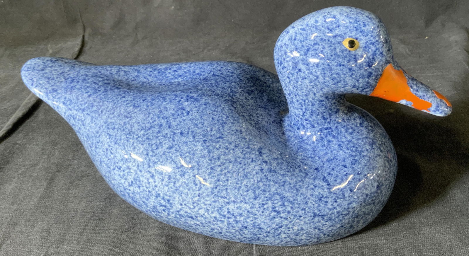 Ceramic Spatterware Duck (1 of 6)