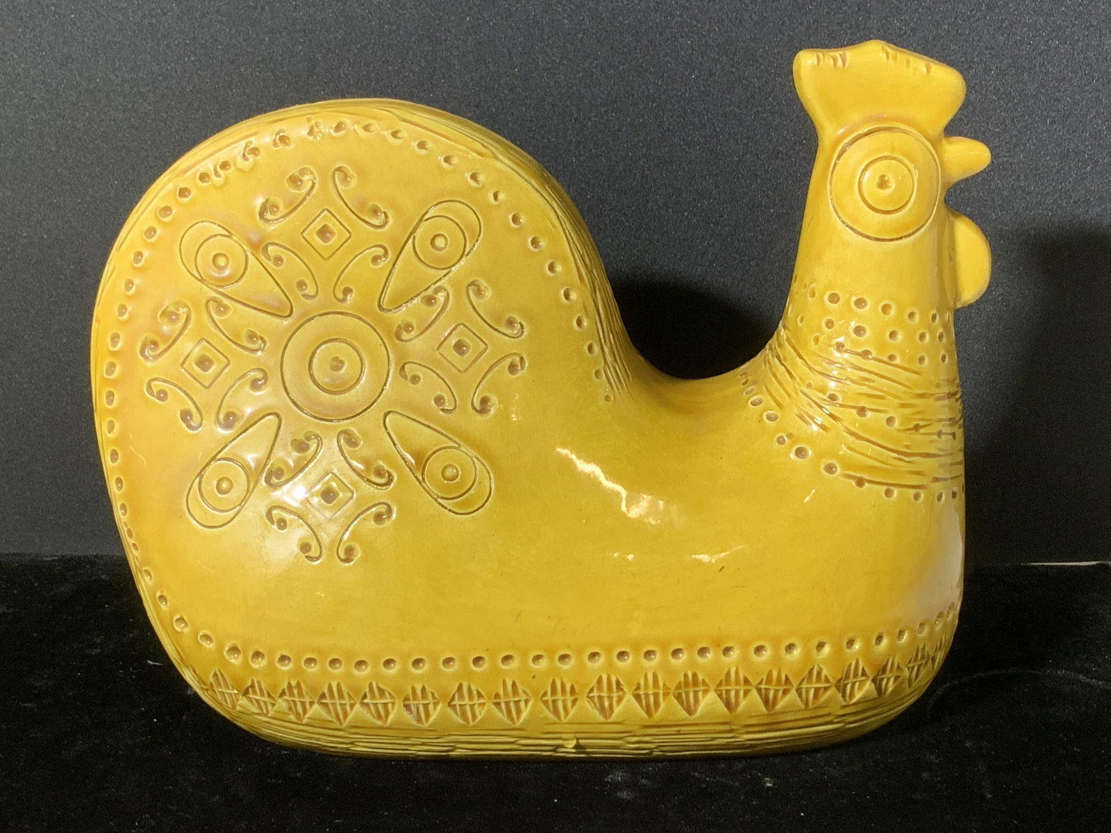 Hand Crafted Glazed Vintage Ceramic Chicken (1 of 7)