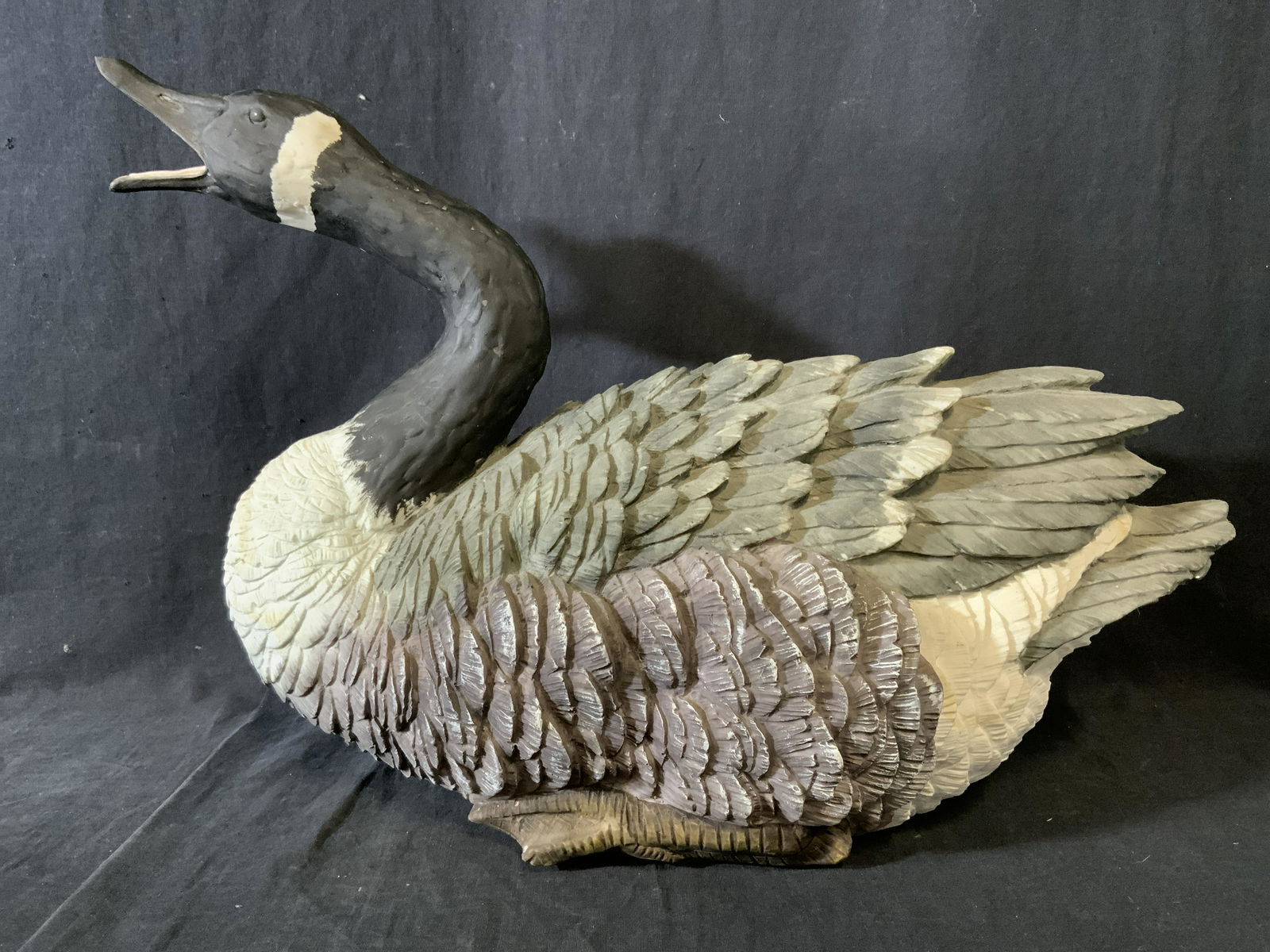 Hand Painted Canadian Goose Sculpture (1 of 9)