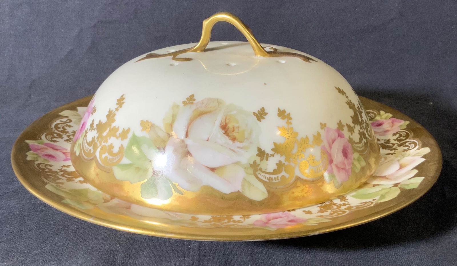 BAWO & DOTTER LIMOGES Porcelain Vegetable Dish (1 of 5)
