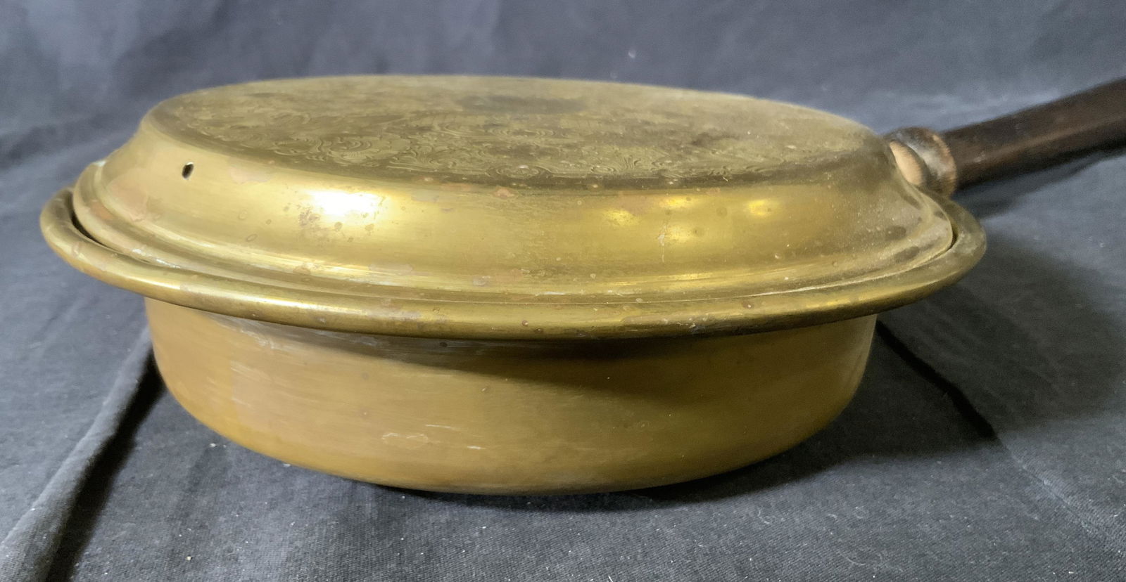 Antique Brass Bed Warmer (1 of 7)