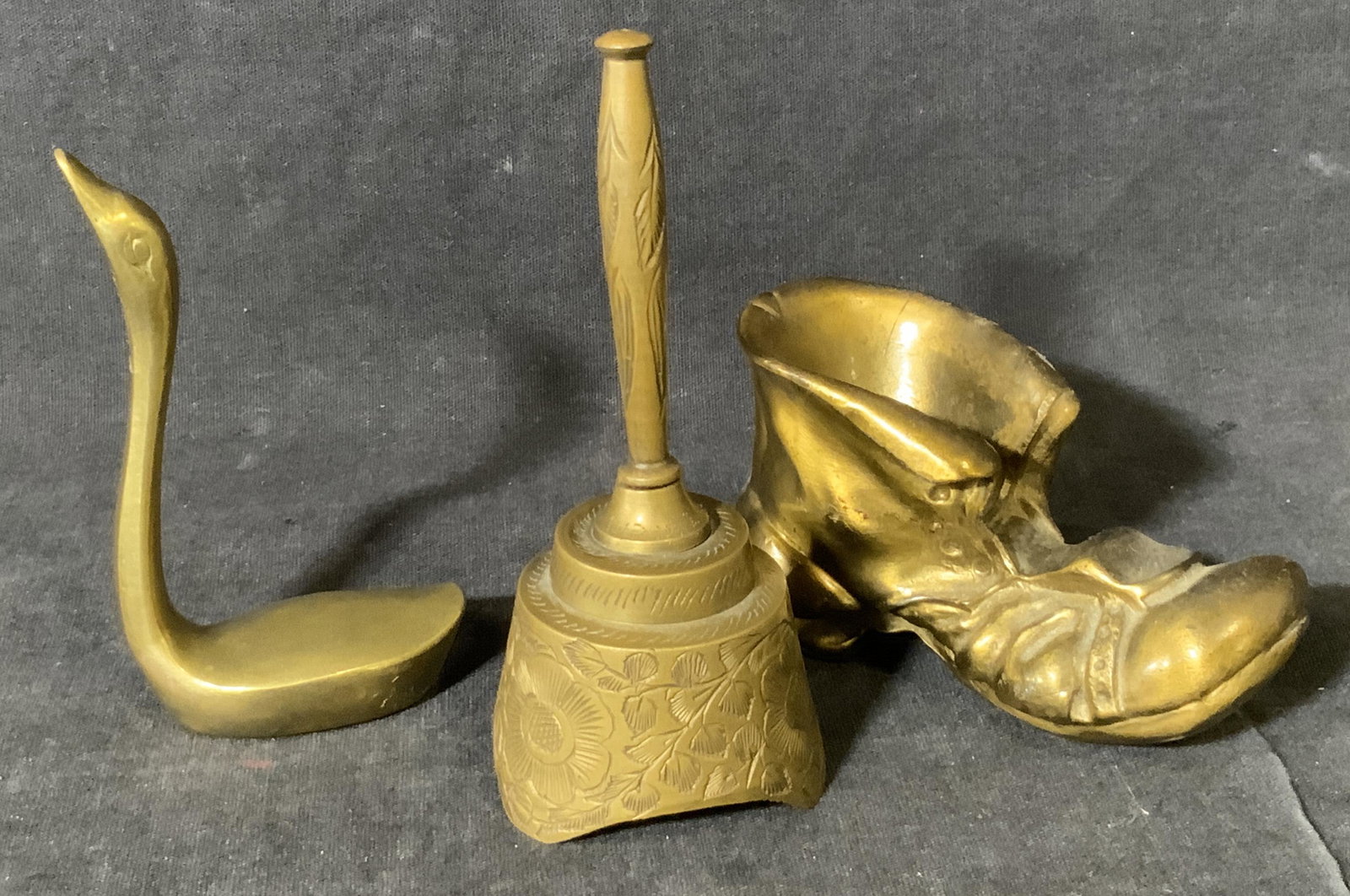 Group Lot 3 Brass Objects (1 of 6)