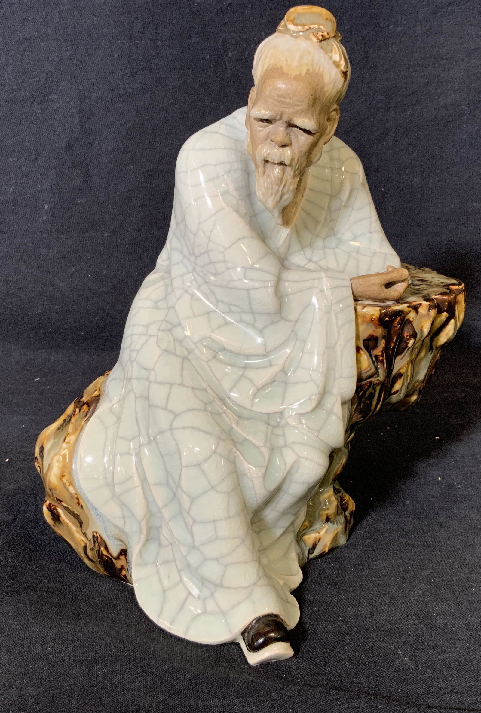 Chinese Porcelain Elder Male Figural (1 of 7)