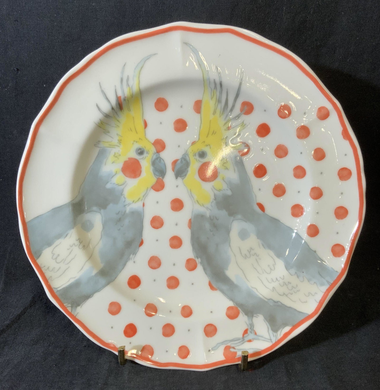 Cockatiel Decorative Plate Dish (1 of 5)