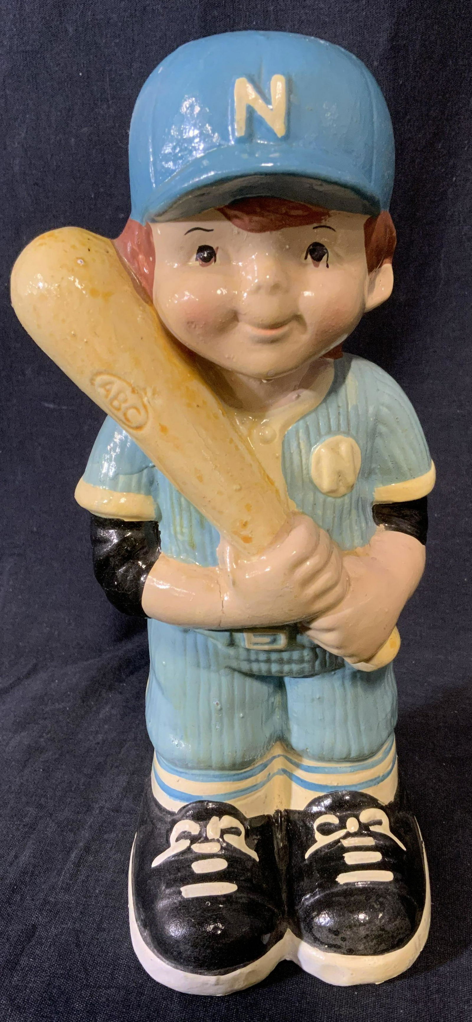 Vintage Ceramic Baseball Player Bank (1 of 5)