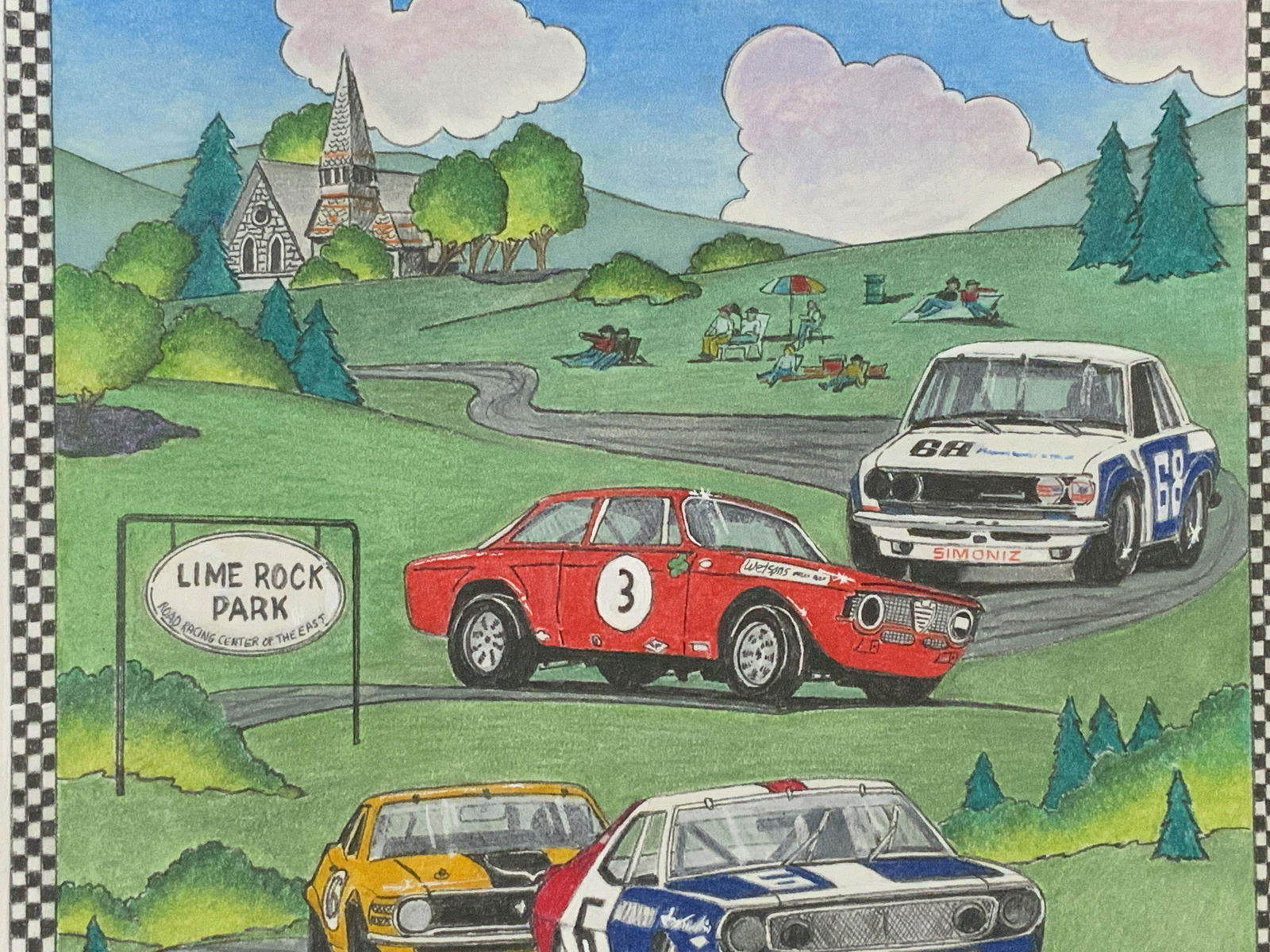 Penny B. Howard Signed Colored Pencil Drawing (1 of 7)