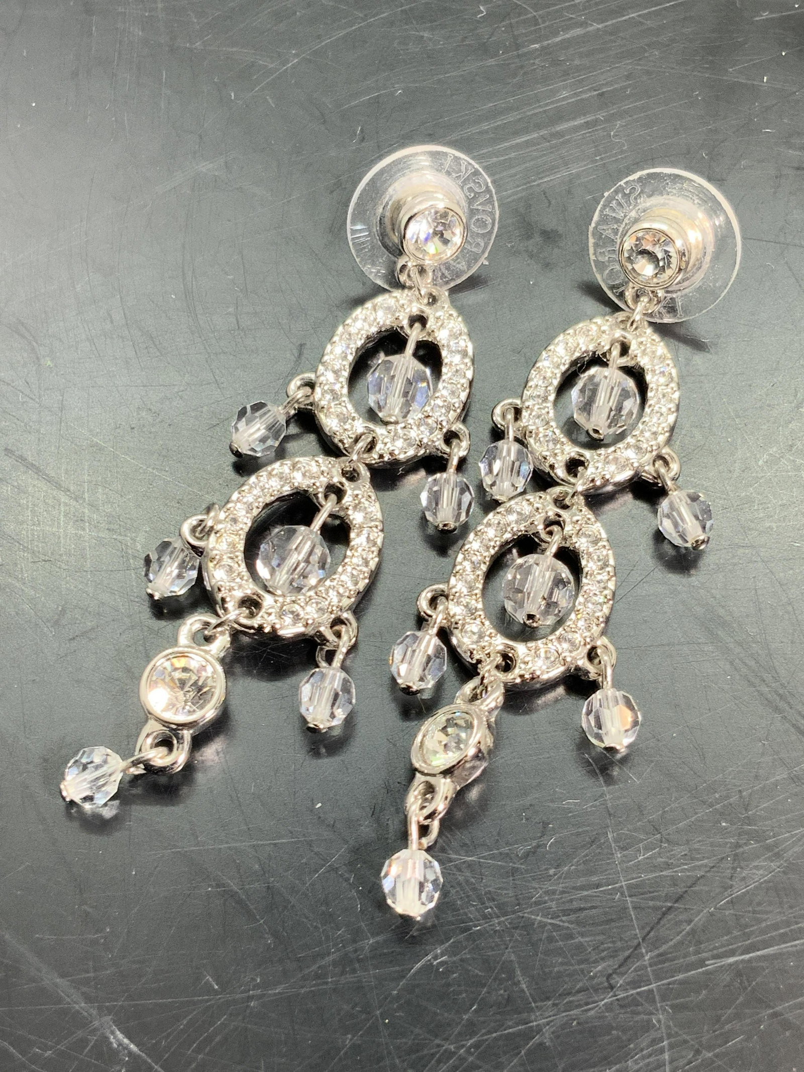 SWAROVSKI Crystal Dangle Drop Earrings, Jewelry (1 of 7)
