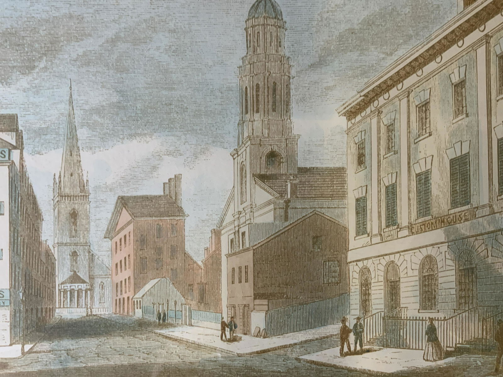 CHARLES BURTON Custom House Lithograph (1 of 7)