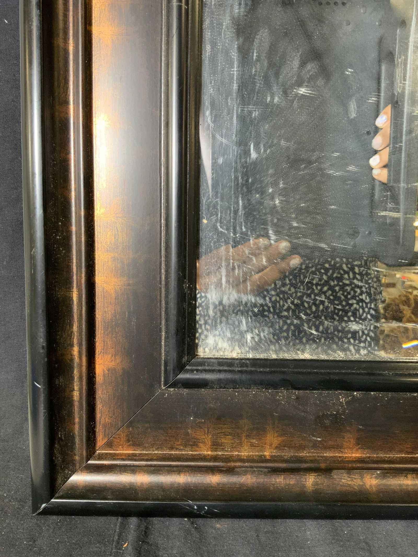 Wooden Framed Mirror (1 of 6)