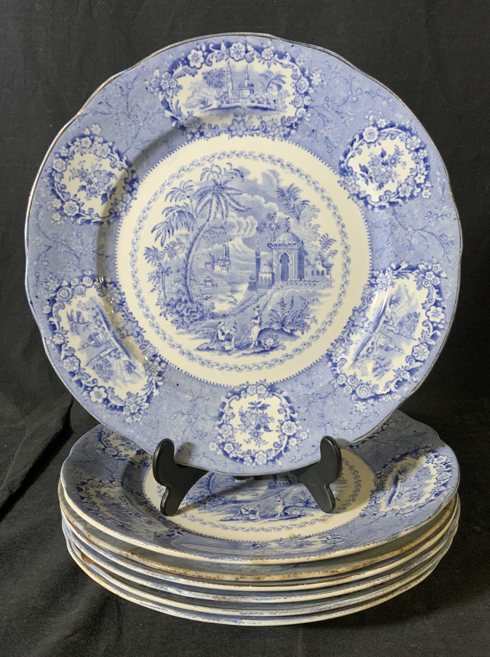 Set 7 Vintage RIDGWAY Plates (1 of 6)