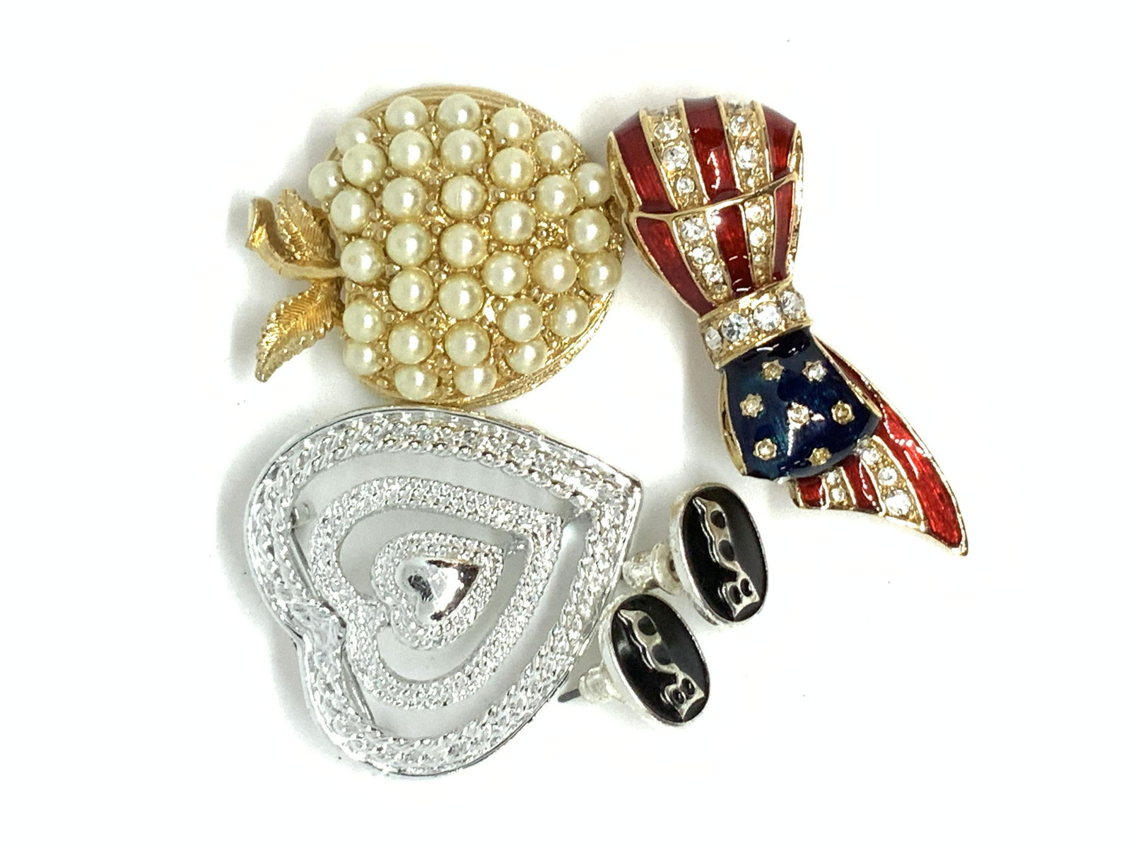 Lot 5 pcs Crystal and Enamel Fashion Jewelry (1 of 5)