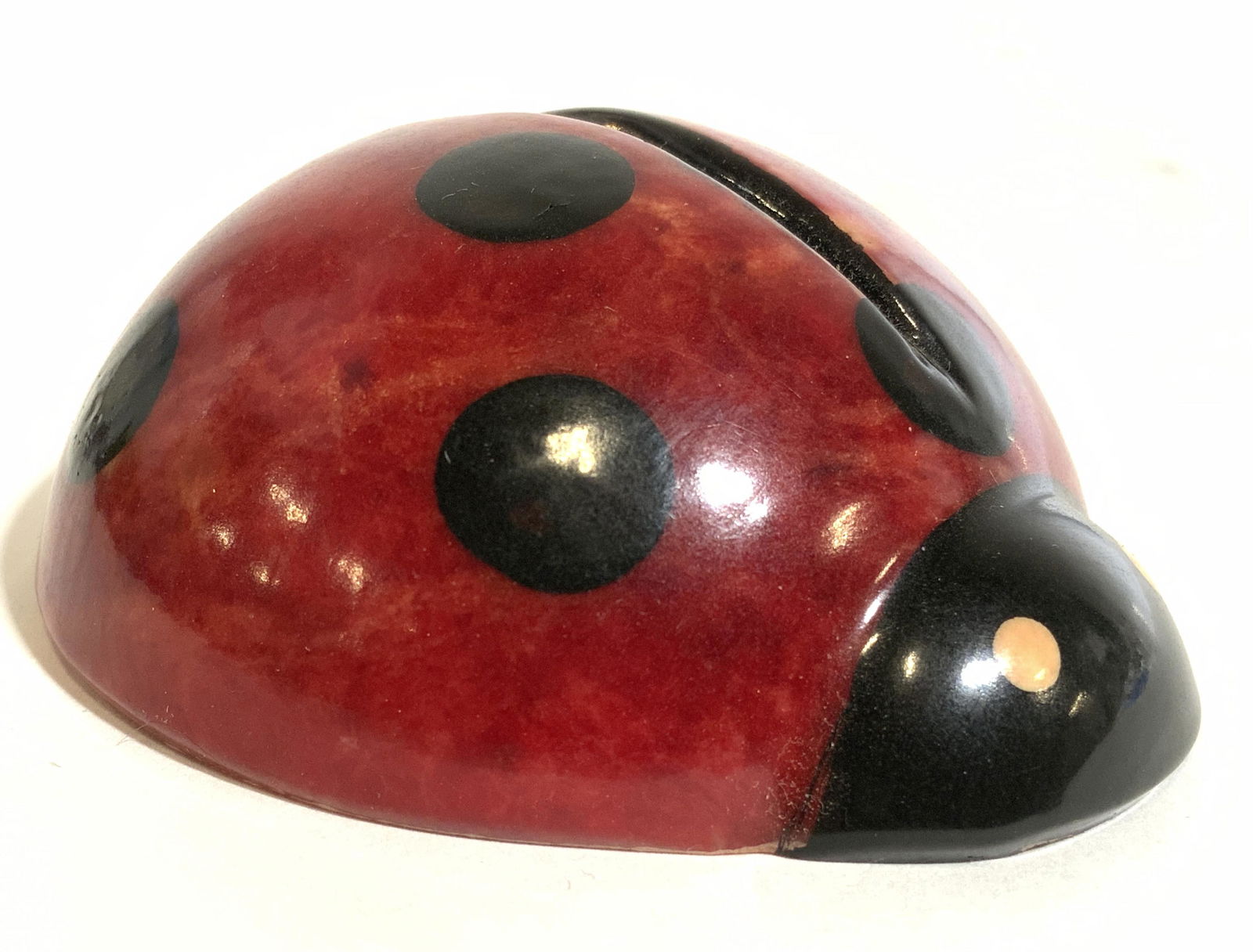 Stone Ladybug Paperweight Desktop Accessory (1 of 7)