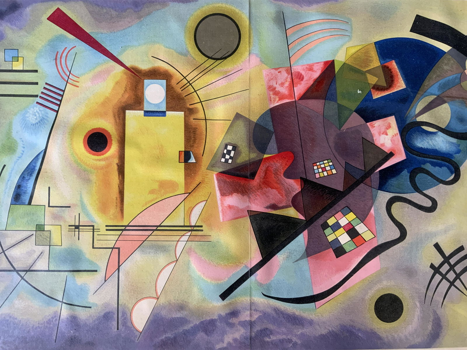 WASSILY KANDINSKY Yellow, Red, Blue Lithograph (1 of 7)