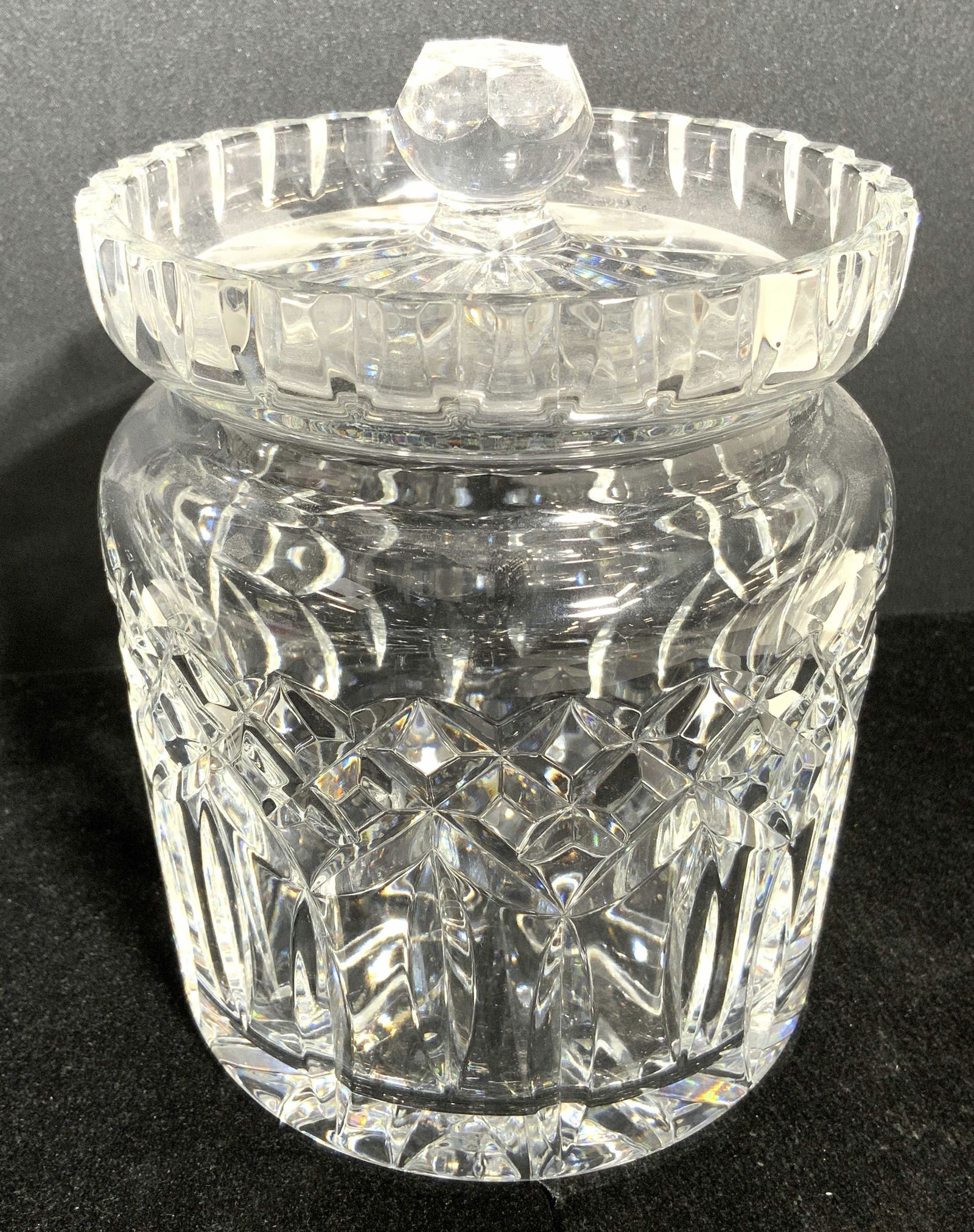 Vintage Signed Waterford Candy Jar w Lid (1 of 8)