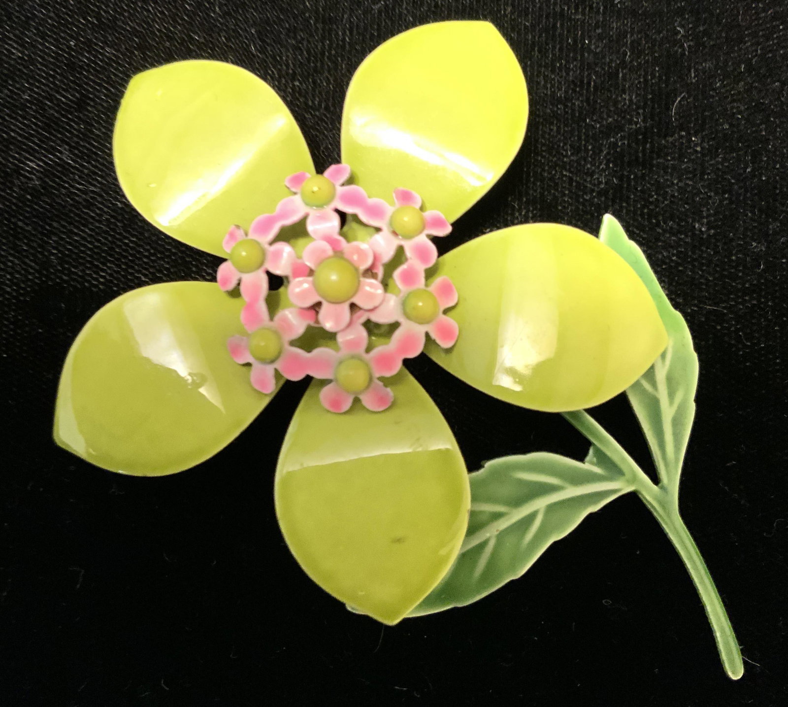 Vintage Enamel Layered Brooch (1 of 7)