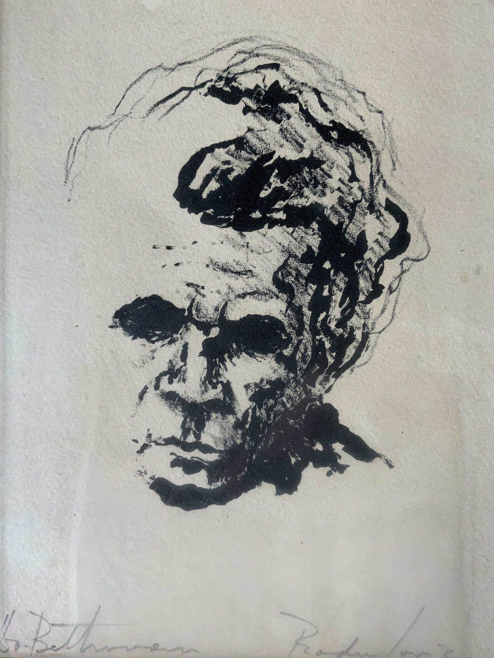Signed Beethoven Lithograph (1 of 7)
