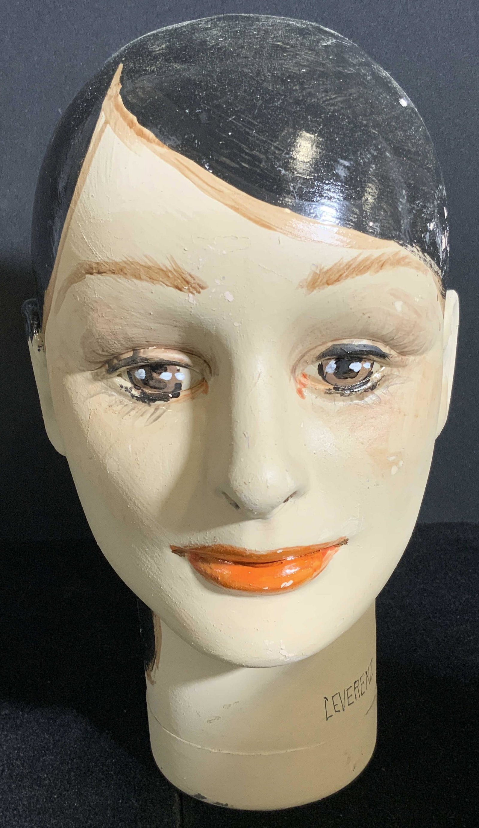 LEVERENZ Signed Hand Painted Mannequin Wig Stand (1 of 9)