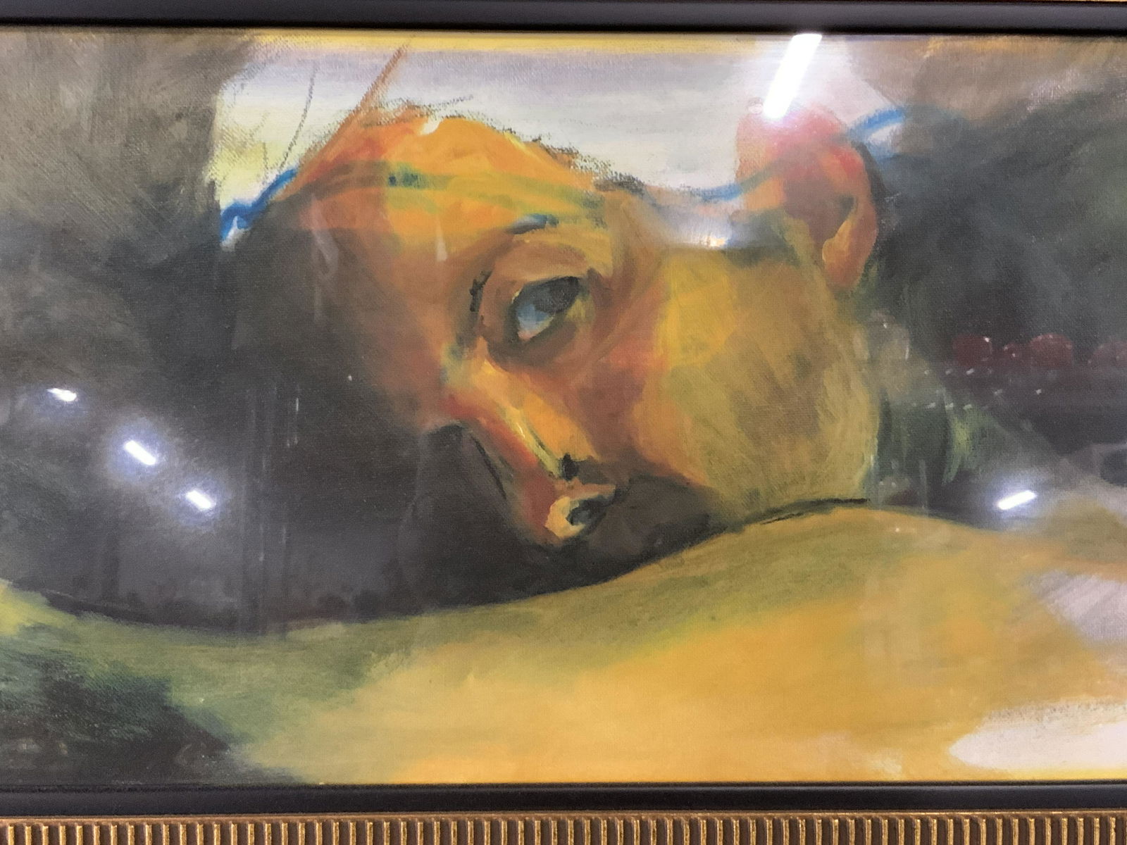 Signed Expressionist Offset Lithograph, Artwork (1 of 10)