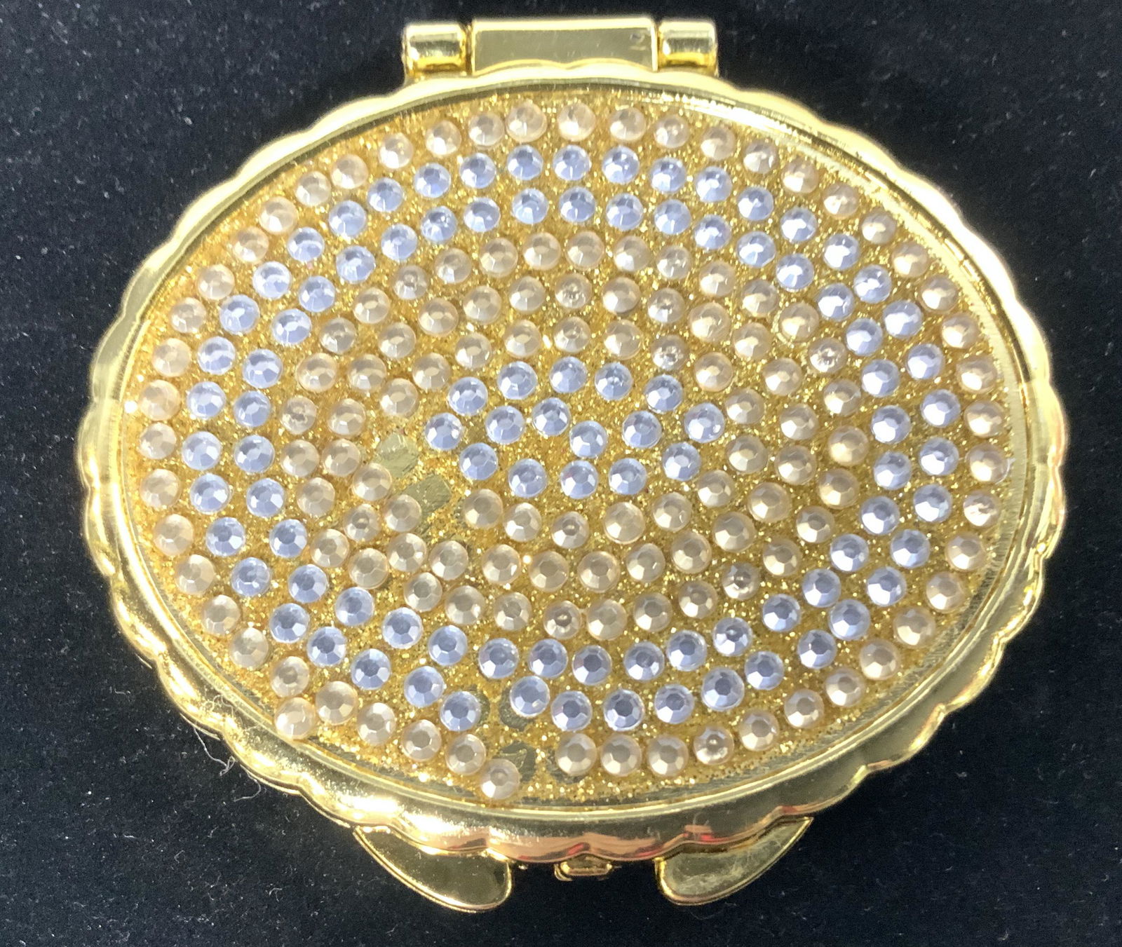 Bejeweled Rhinestone Mirror Compact (1 of 5)