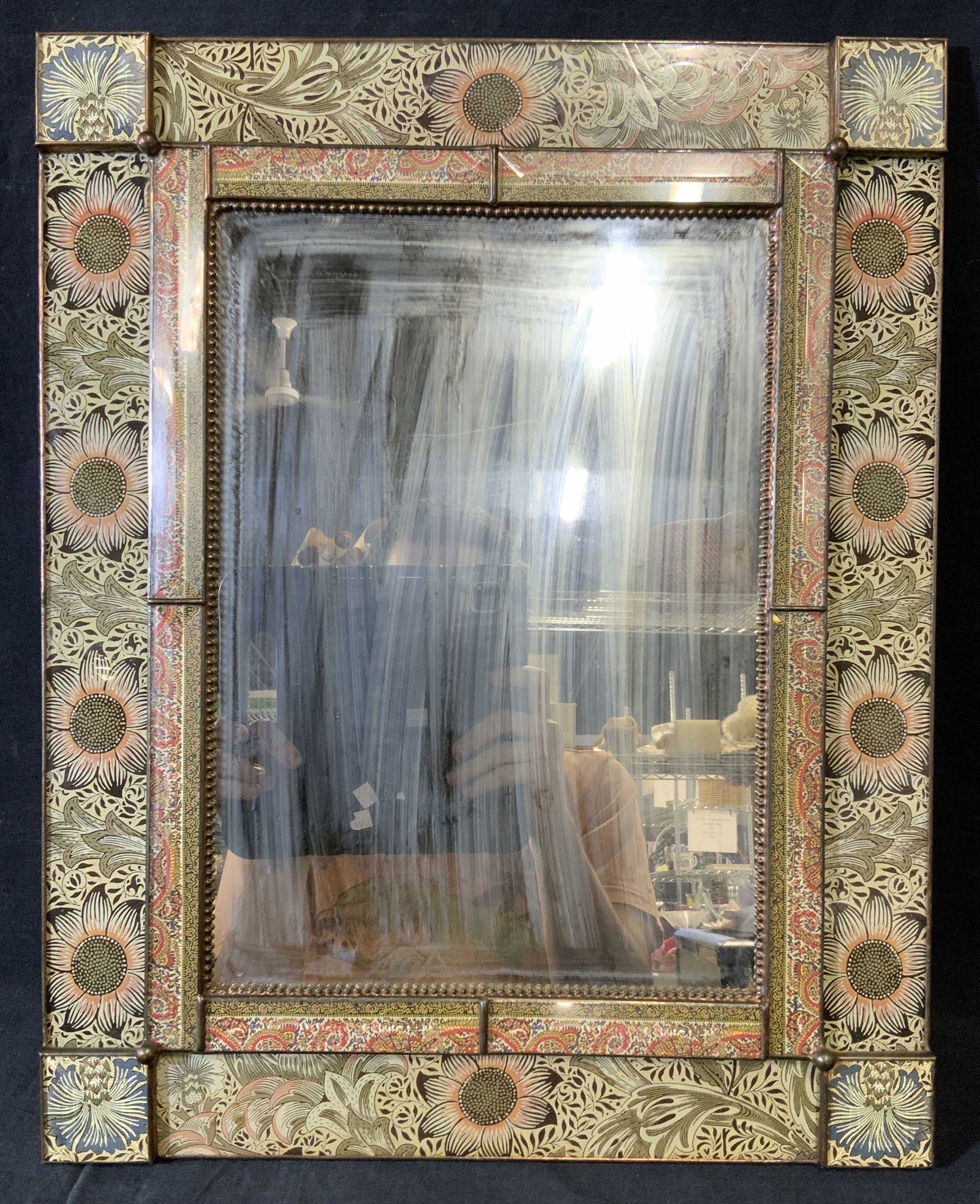 Vintage Floral Wall Mirror (1 of 6)