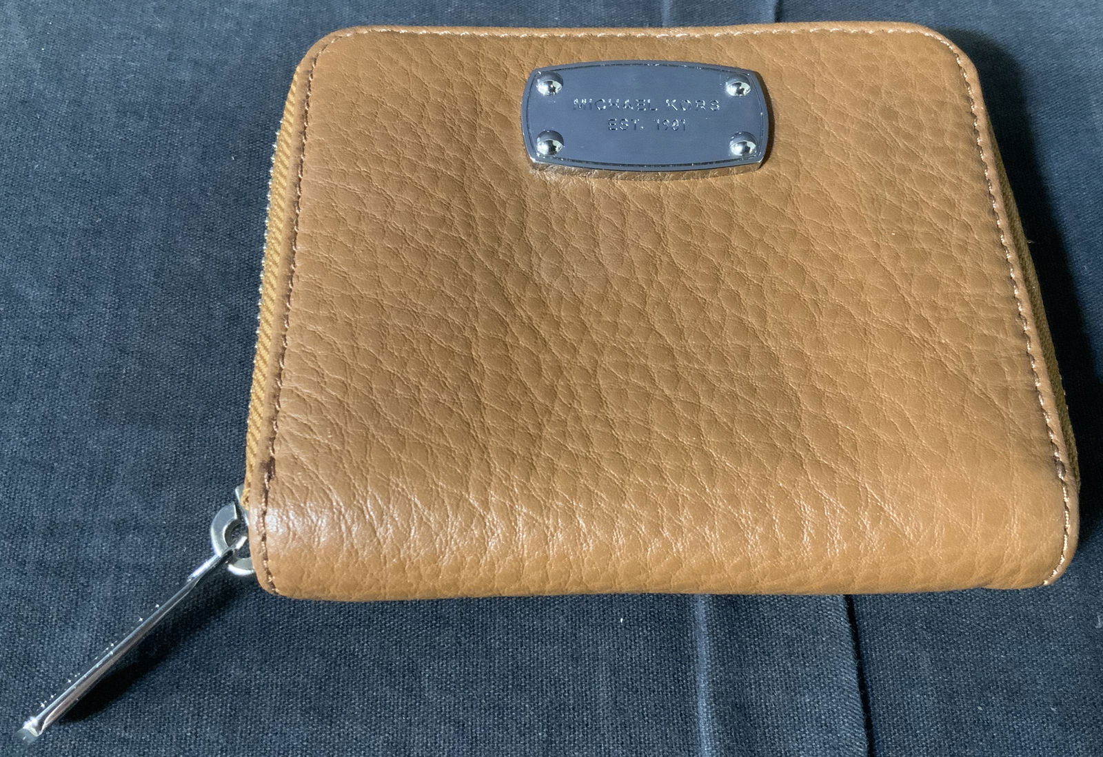 MICHAEL KORS Brown Leather Wallet (1 of 5)