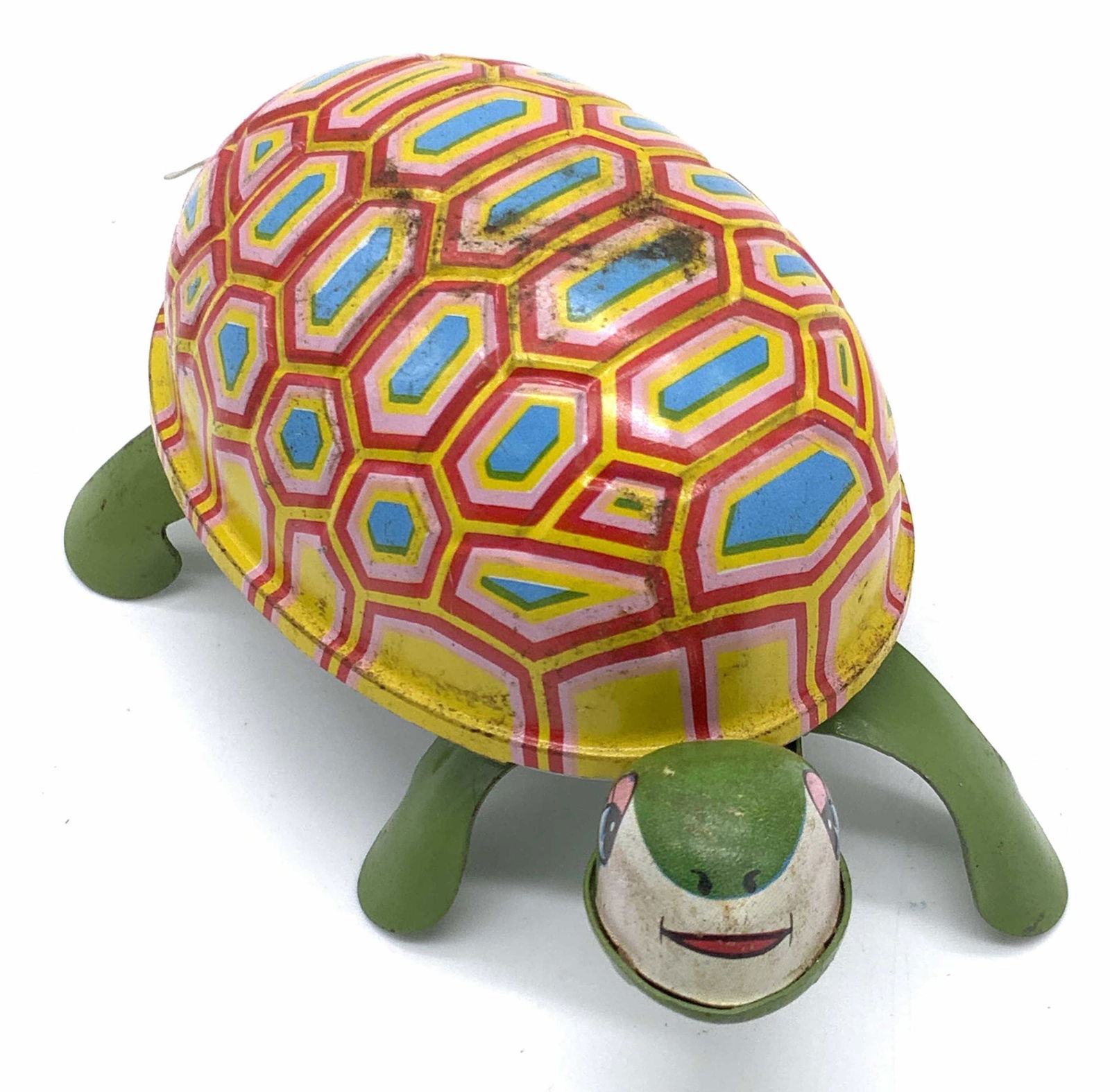 K TOYS Vntg Collectible Metal Wind Up Turtle Toy (1 of 9)