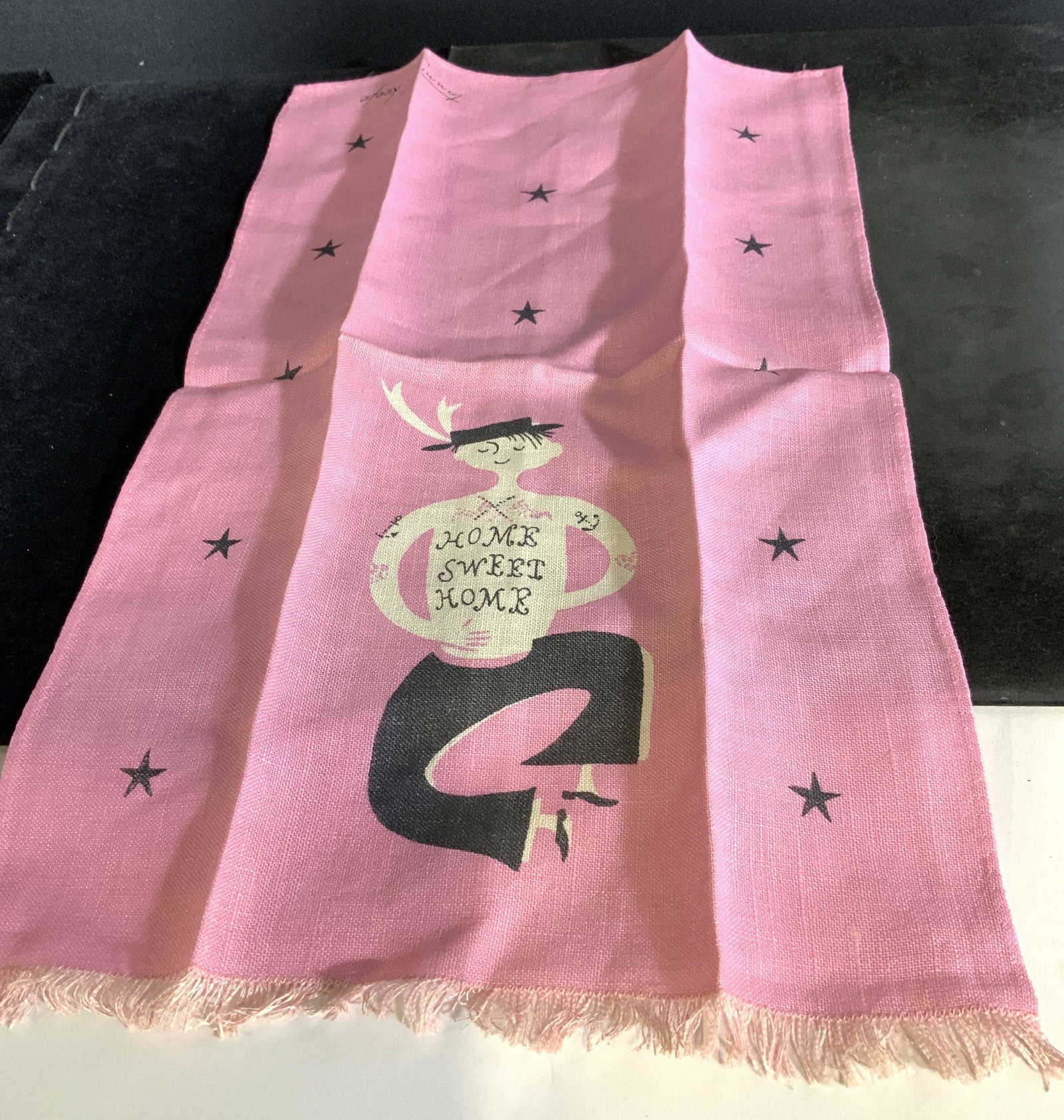 Tammis KEEFE Collectible Pair Linen Hand Towels (1 of 6)