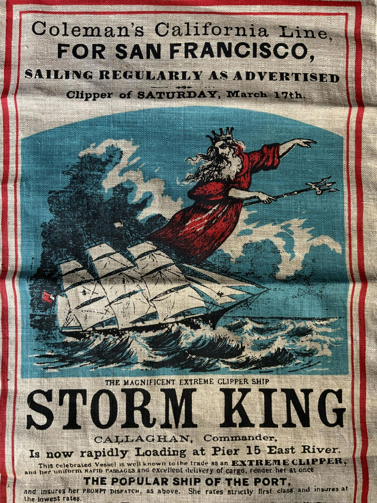 Coleman’s California Line Linen Banner (1 of 5)