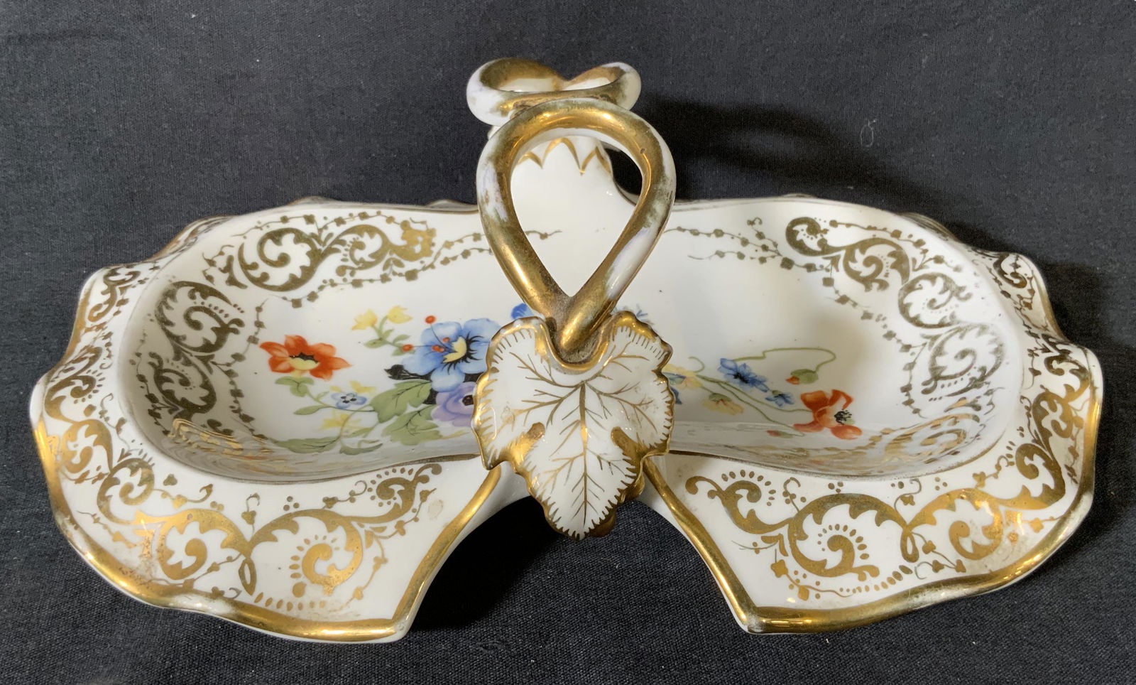 Vintage Porcelain Divided Candy Dish (1 of 5)