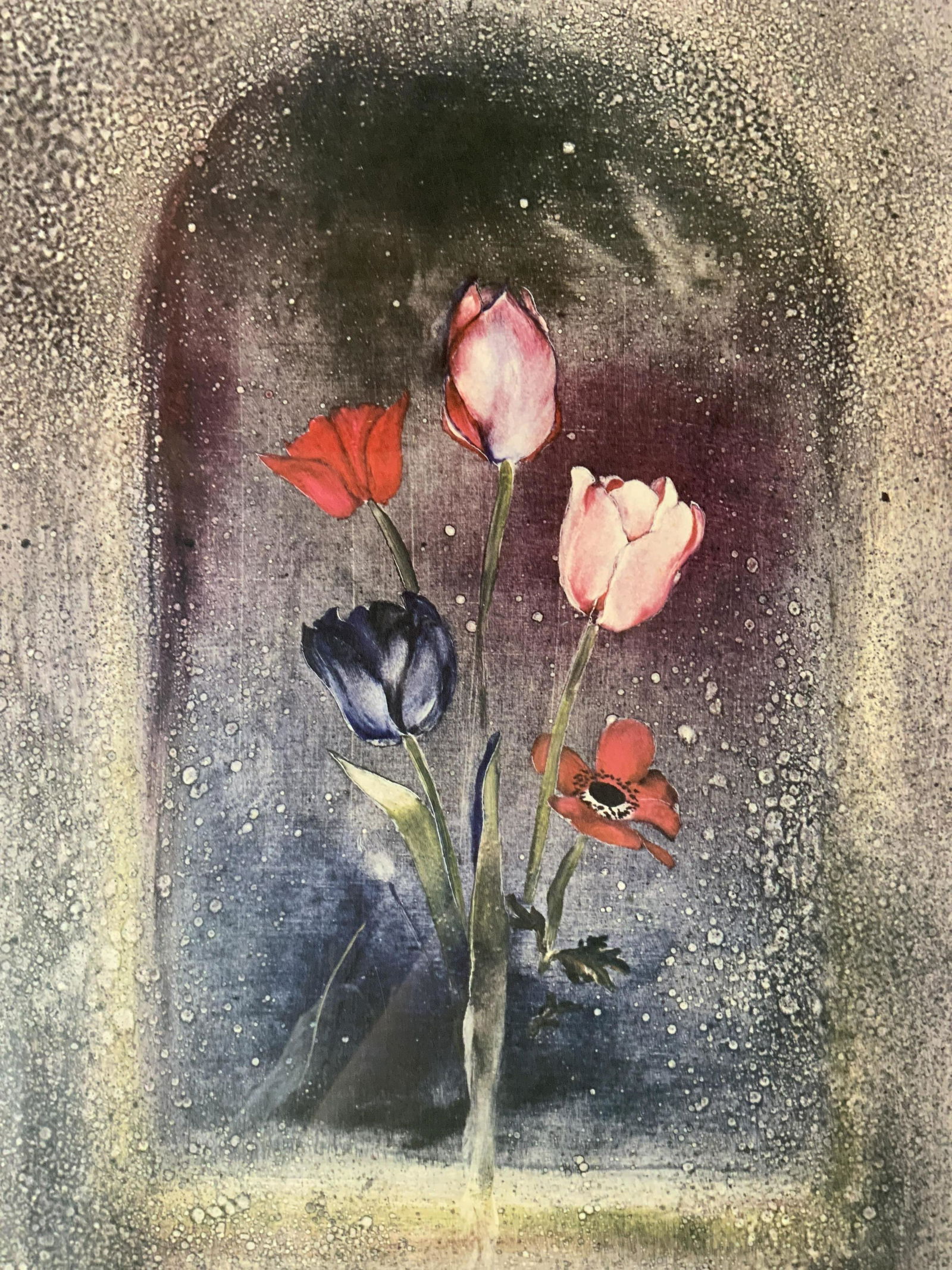 Offset Lithograph of Flowers (1 of 7)