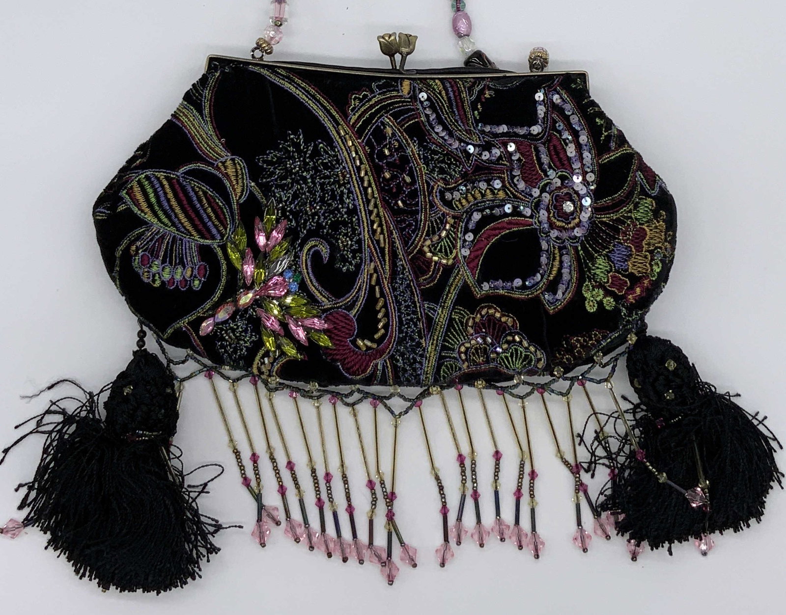 MARY FRANCES Embroidered & Beaded Handbag (1 of 7)