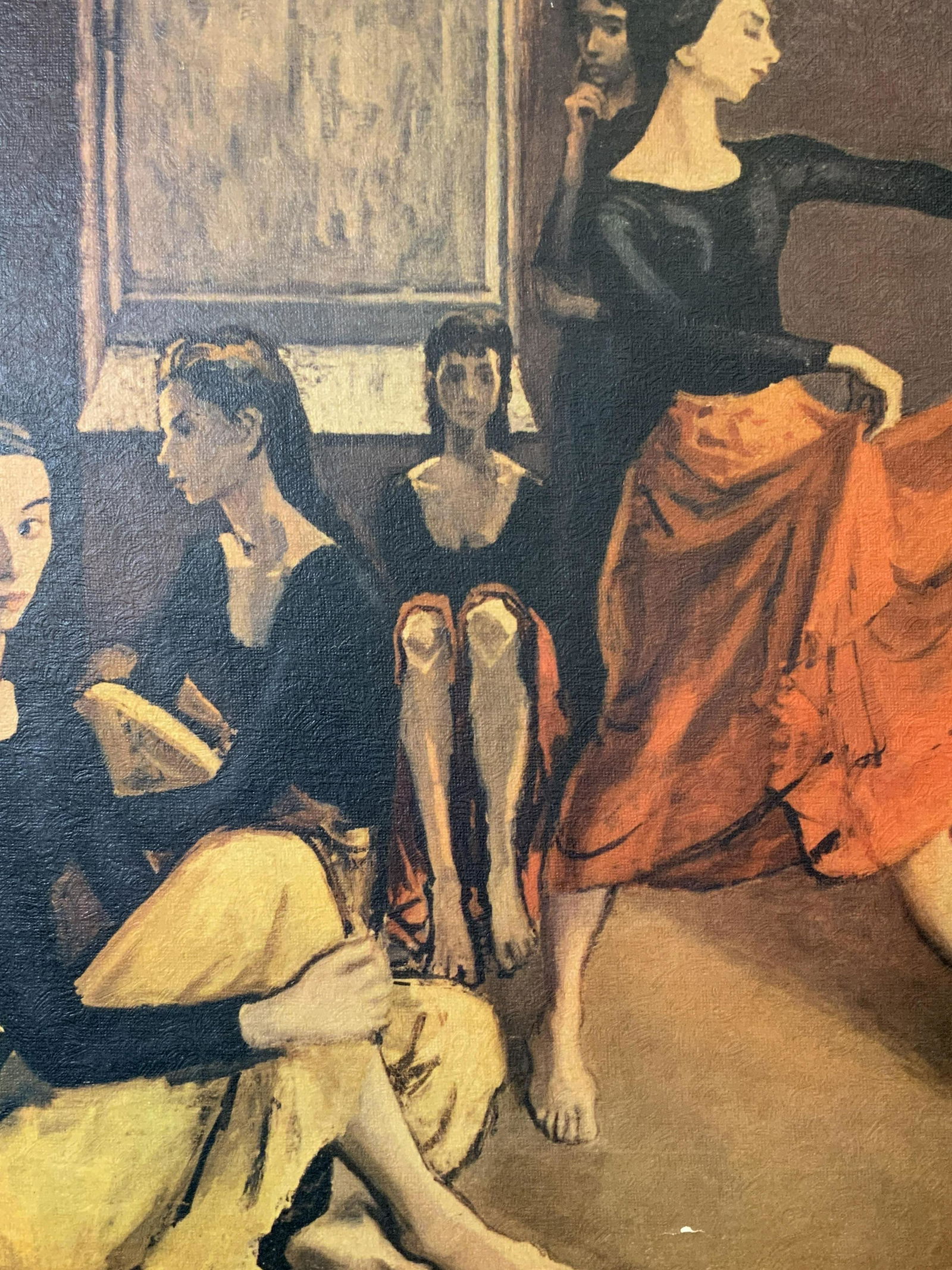 Offset Lithograph of Dancers (1 of 6)