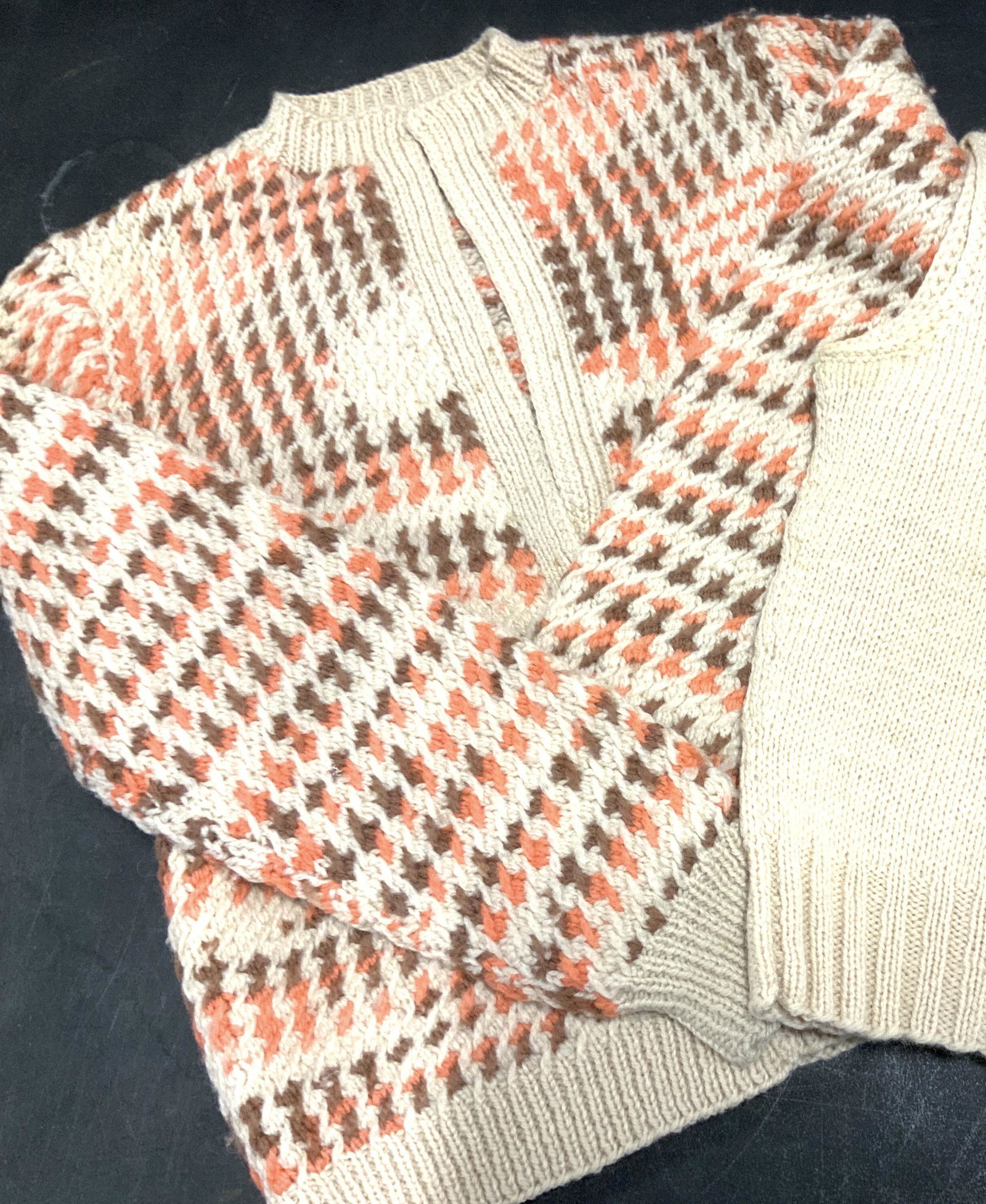 Vintage Wool Sweaters, Handmade (1 of 7)