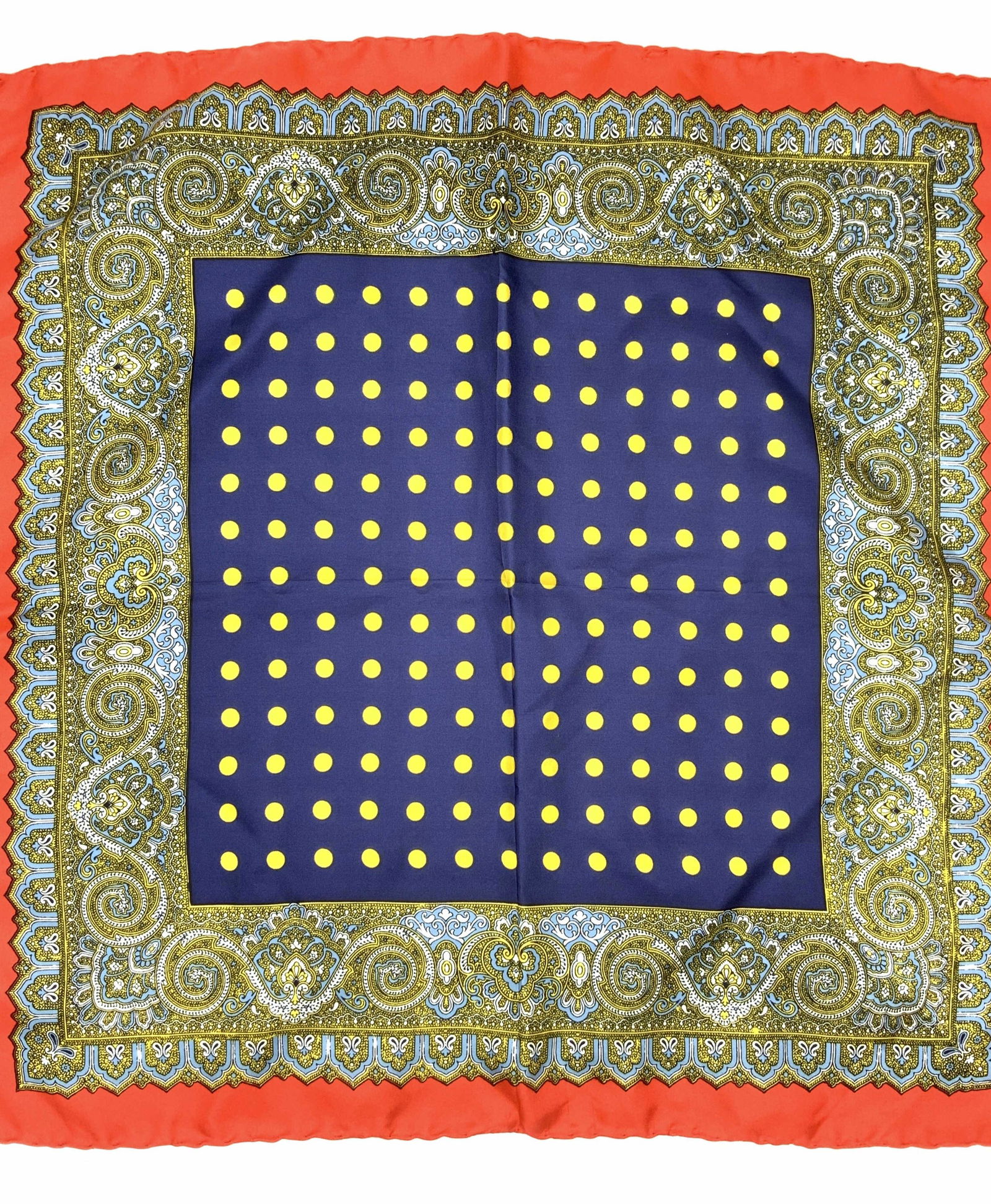 Hand Rolled Silk Neck Scarf (1 of 5)