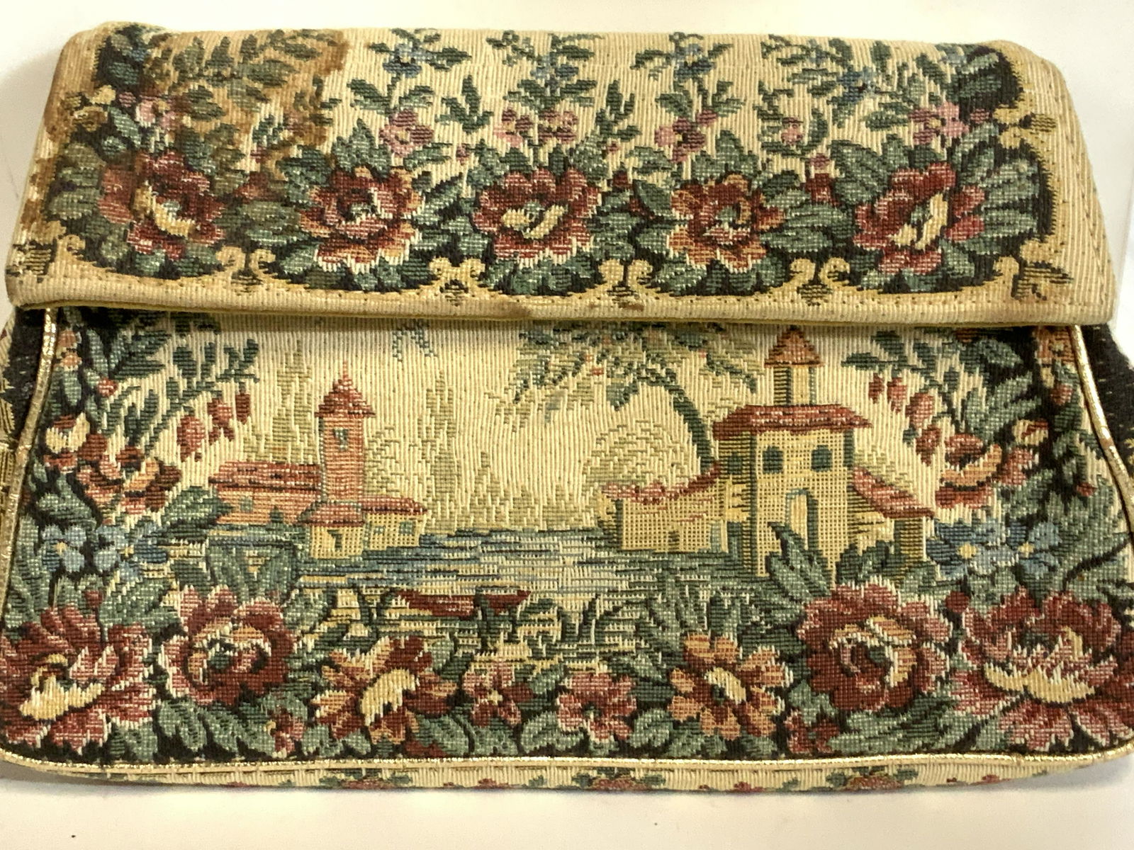 Collectible JOLLES  Vntg Tapestry Clutch (1 of 5)