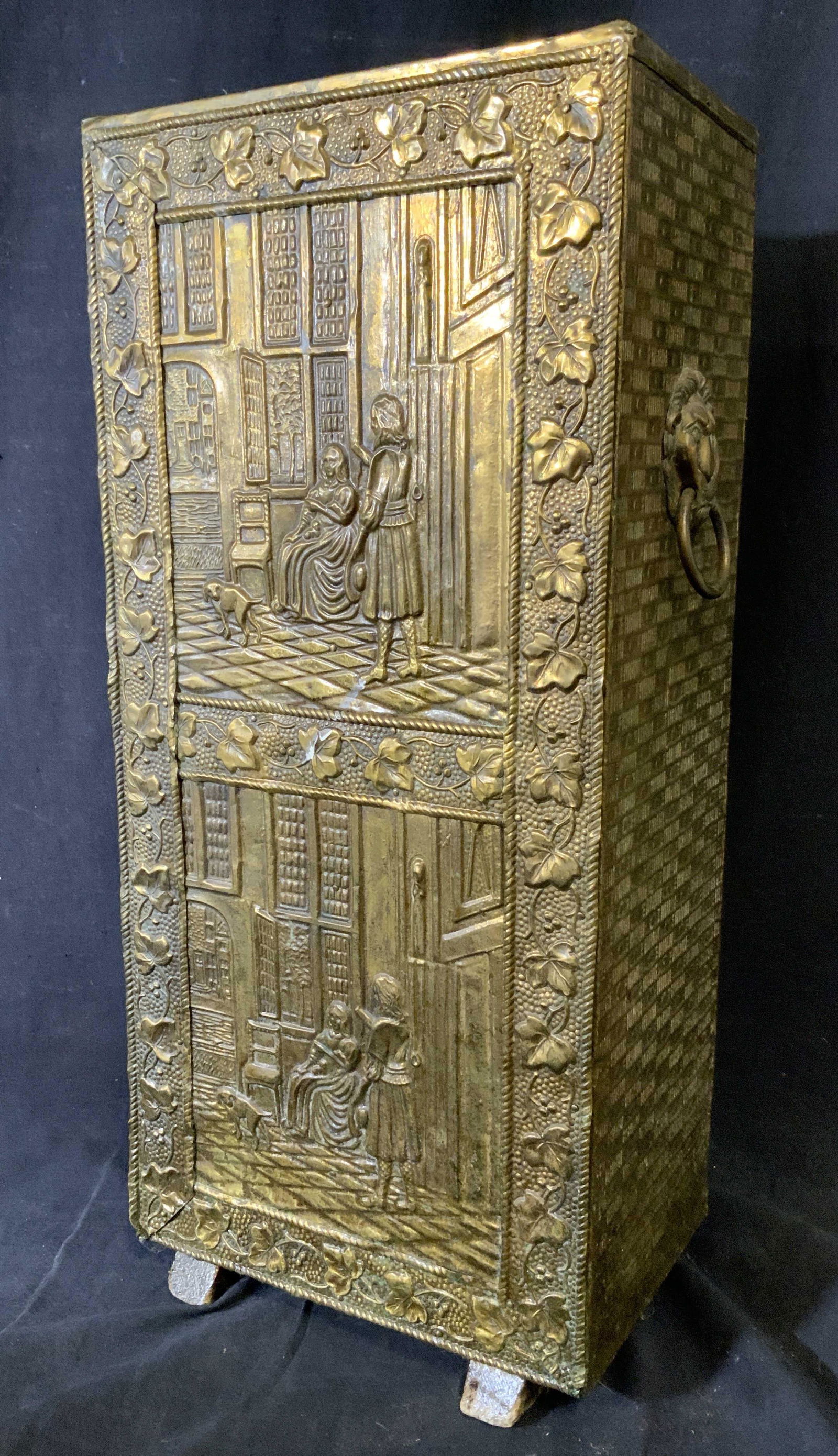 Vintage Brass Umbrella Stand (1 of 7)