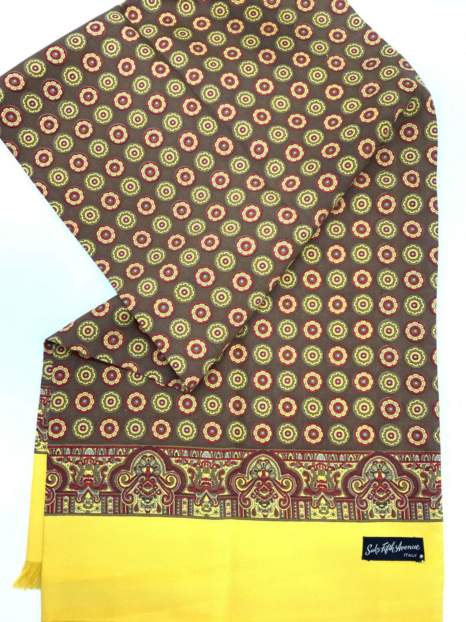 Saks Fifth Ave Tuscan Silk Shoulder Wrap,  Italy (1 of 6)