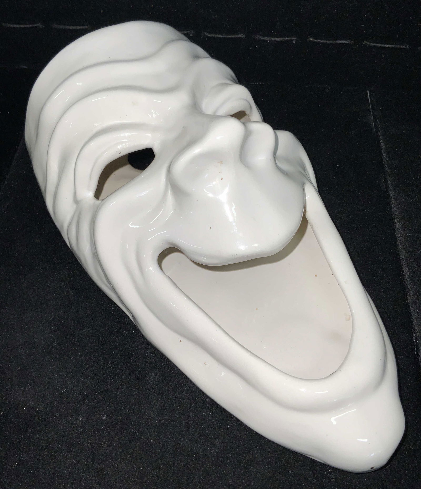 Vintage Artist Signed Handmade Ceramic Wall Mask (1 of 6)